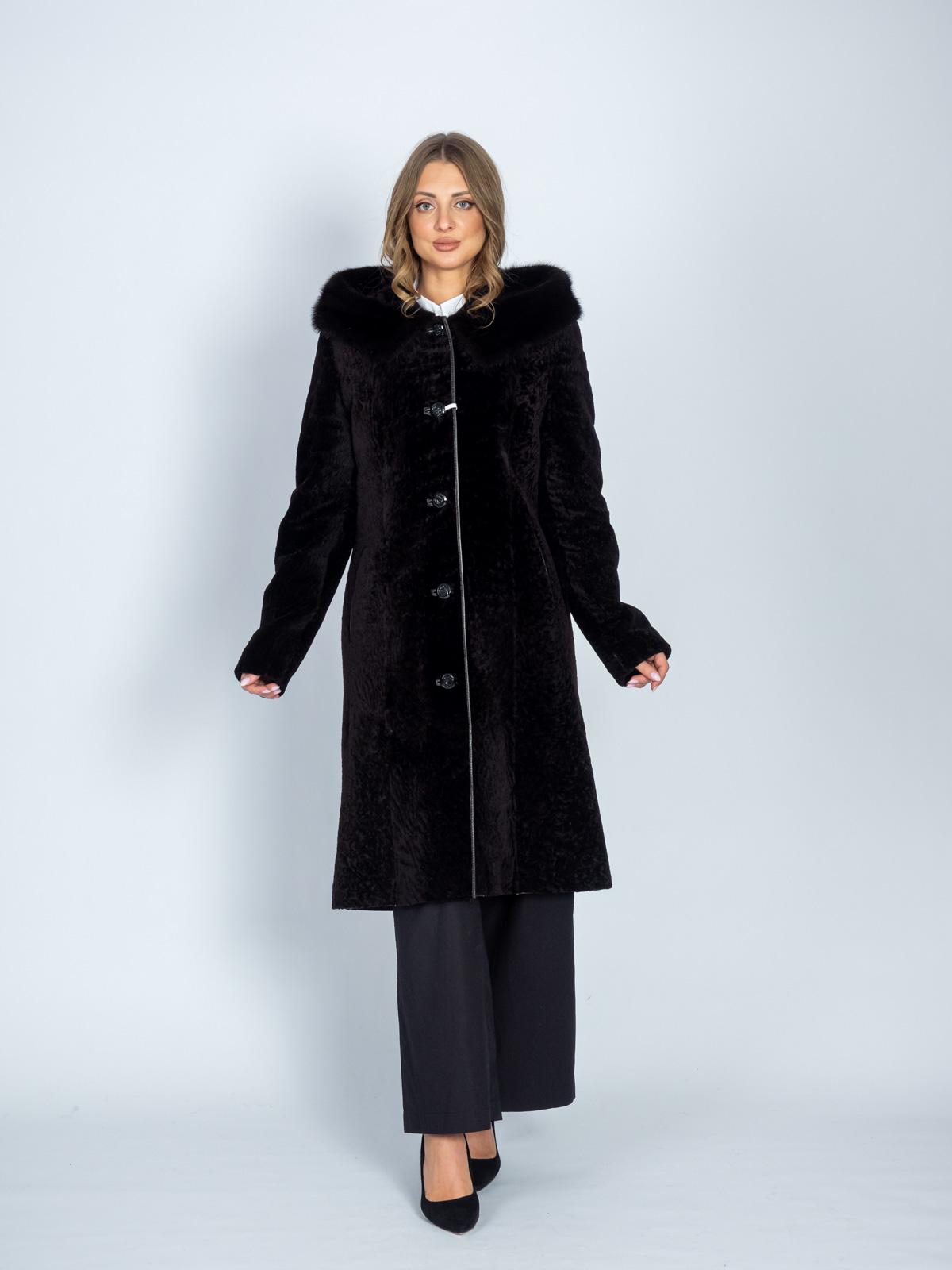 Шуба женская из меха овчины Меха Пятигорска Магда-5