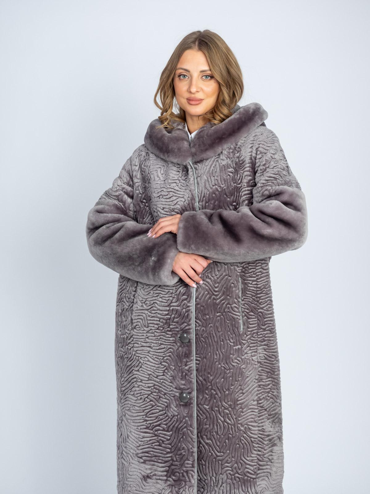 Шуба женская из меха овчины Sofia Furs B281