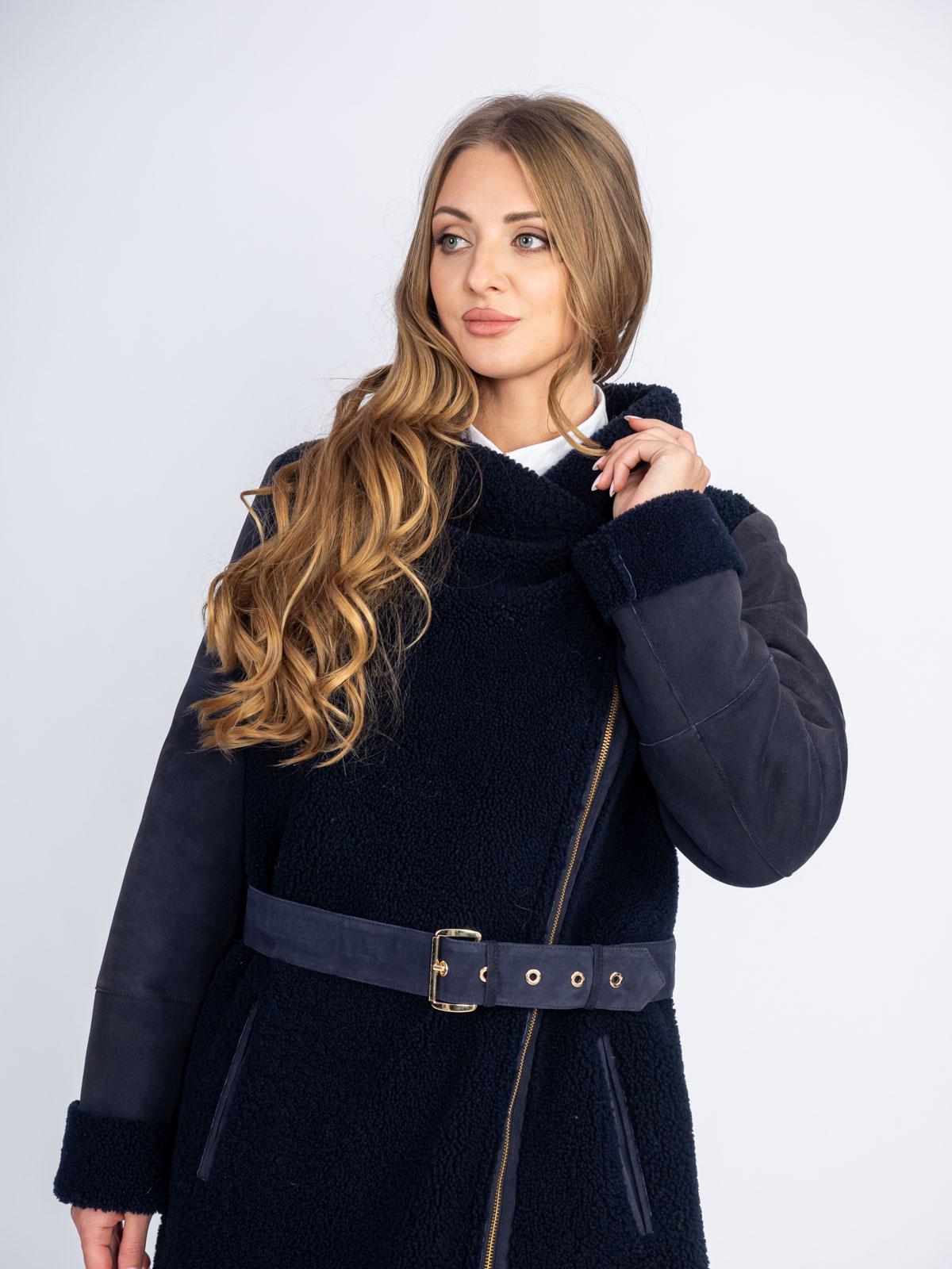 Дубленка замшевая из меха овчины Carnelli ВК.015.050