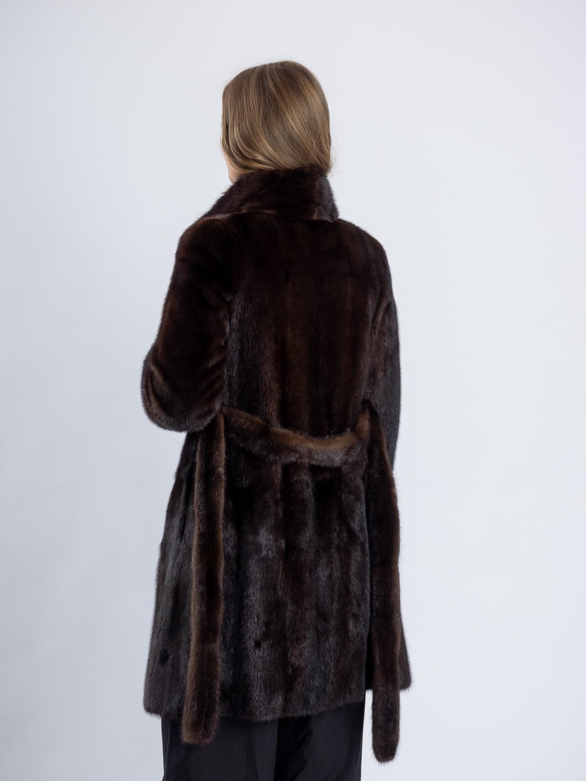 Шуба норковая женская Меховая Мода 489-16