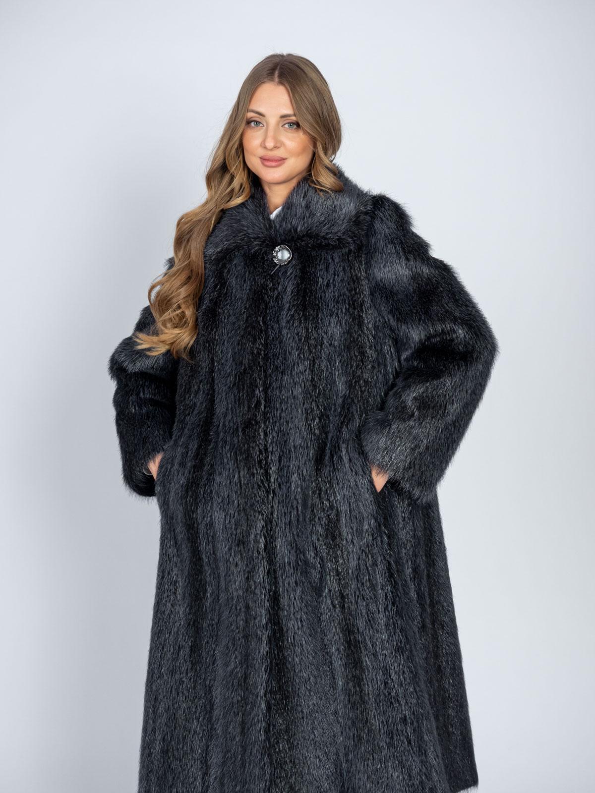 Шуба из меха нутрии женская Millennium M 2