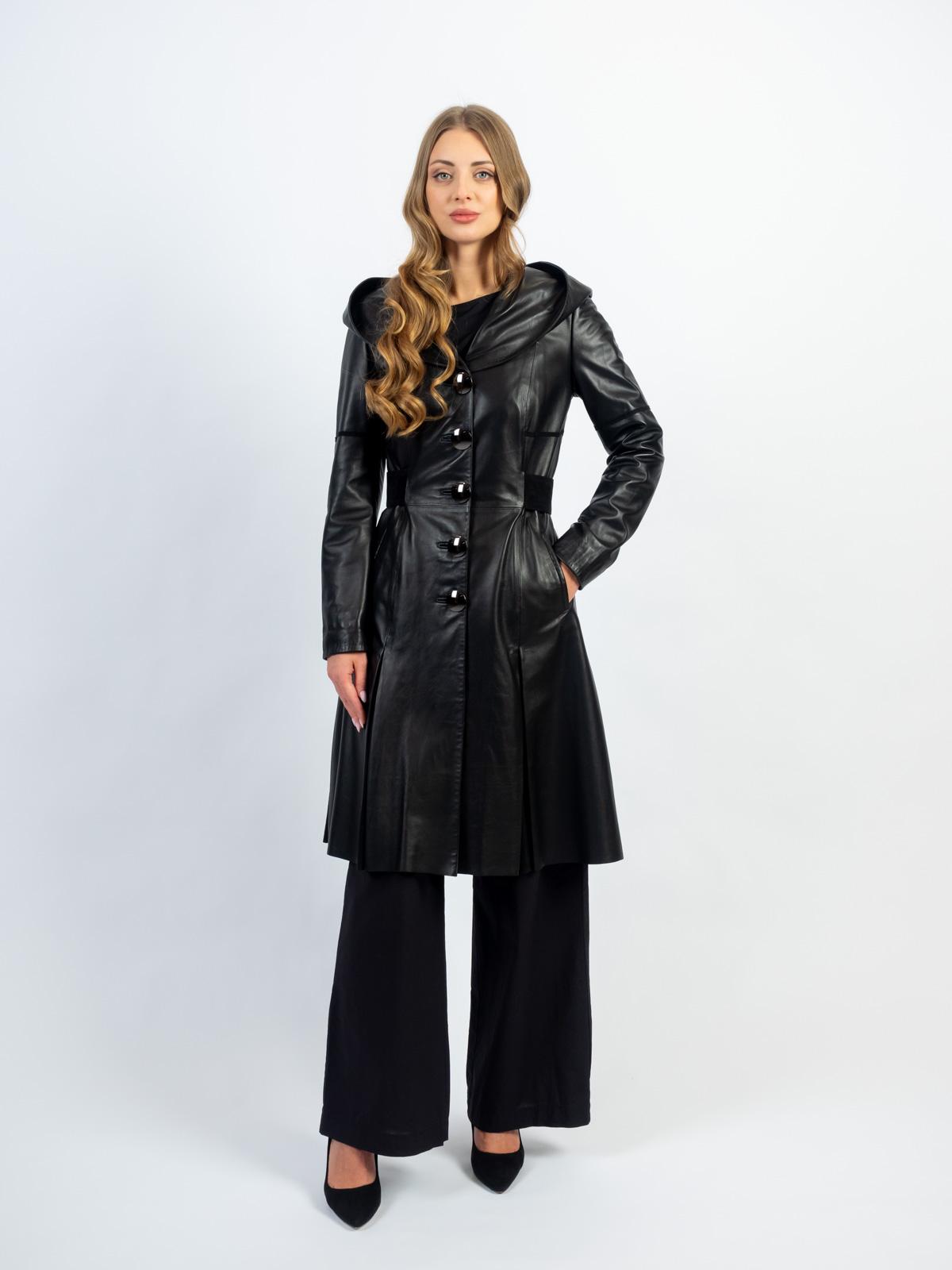 Плащ женский из натуральной кожи Dio Gamez 15393