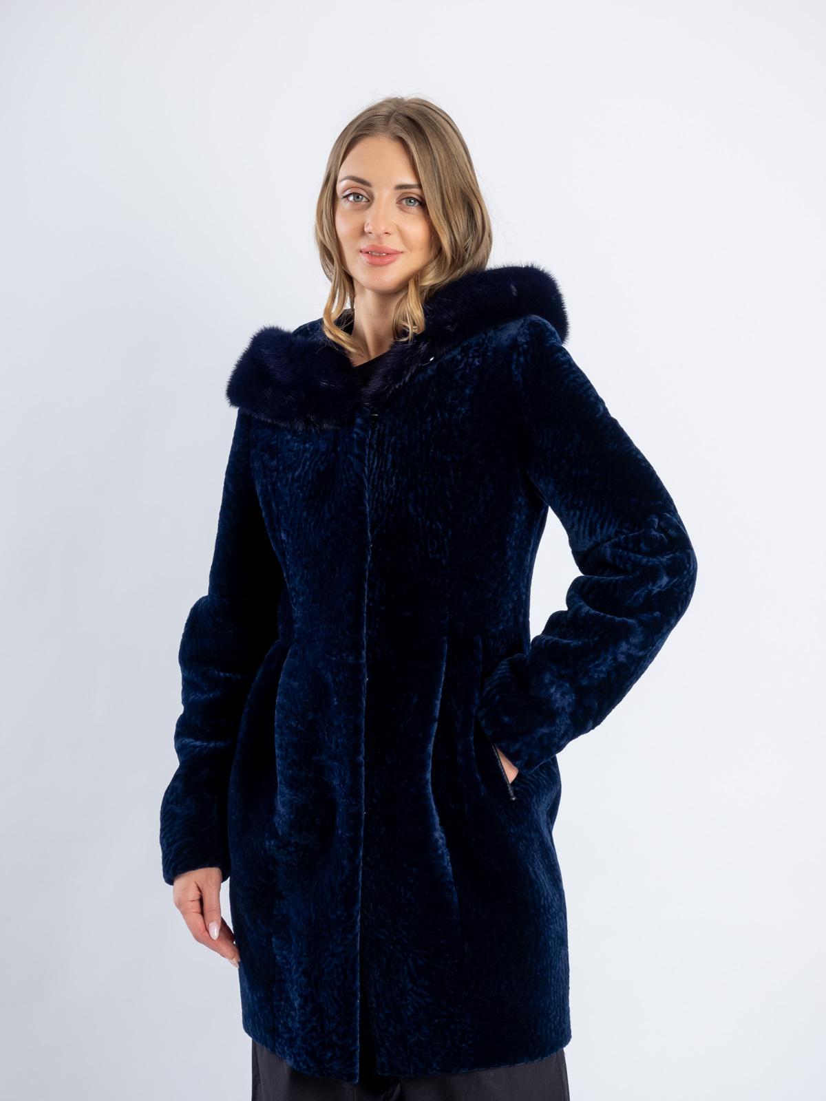 Шуба из меха овчины женская Allance fur А-27
