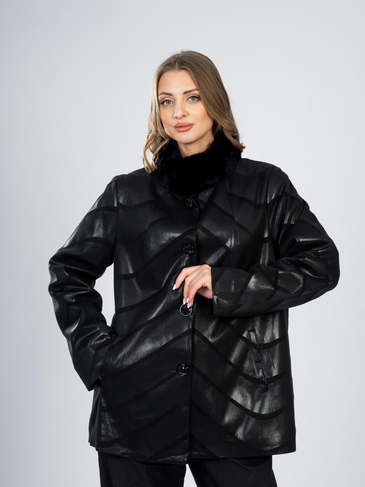 Куртка женская из натуральной кожи ELISLEATHER 15220