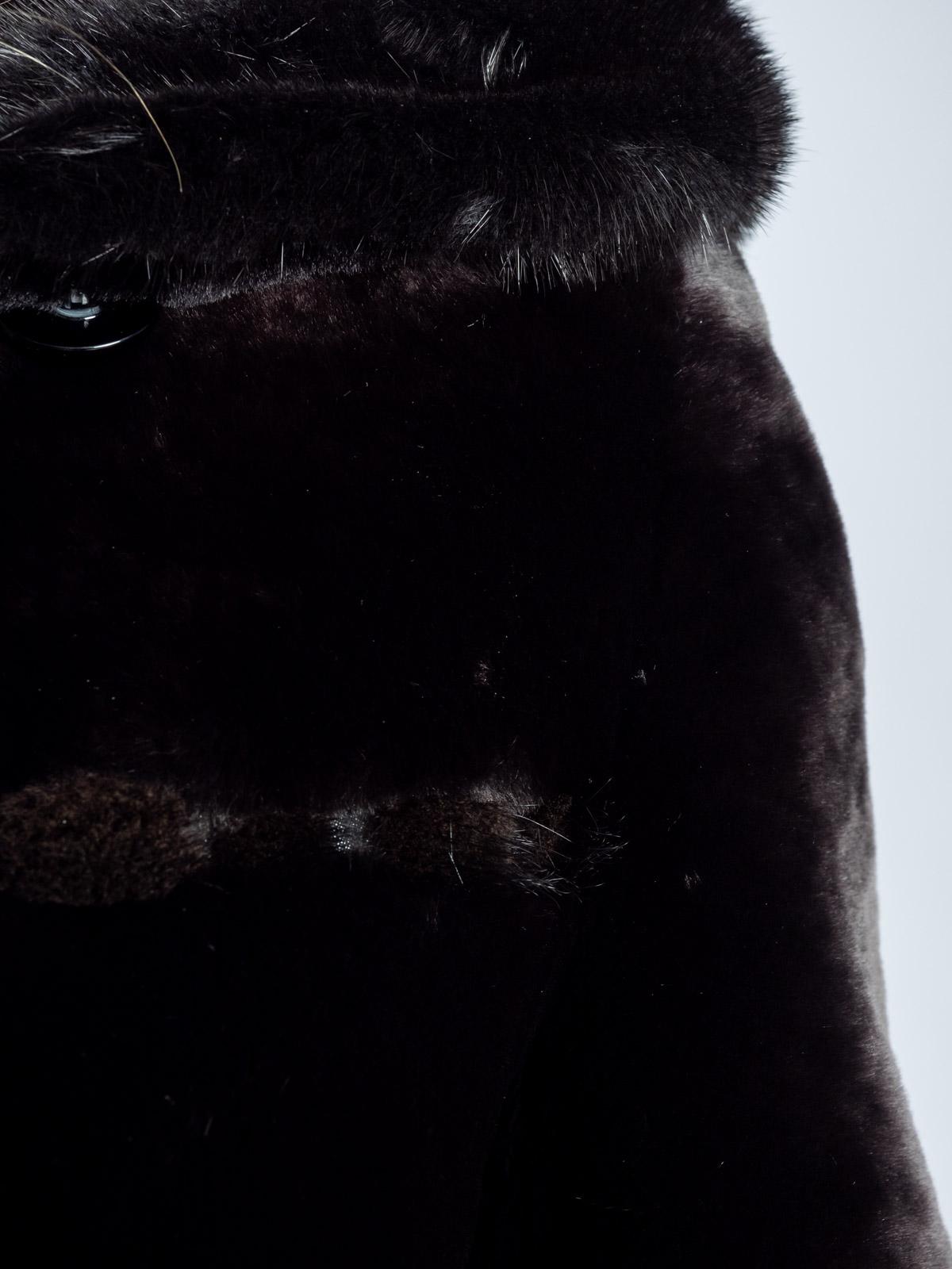 Шуба женская из меха овчины Шуба из меха овчины МиРель 502-М