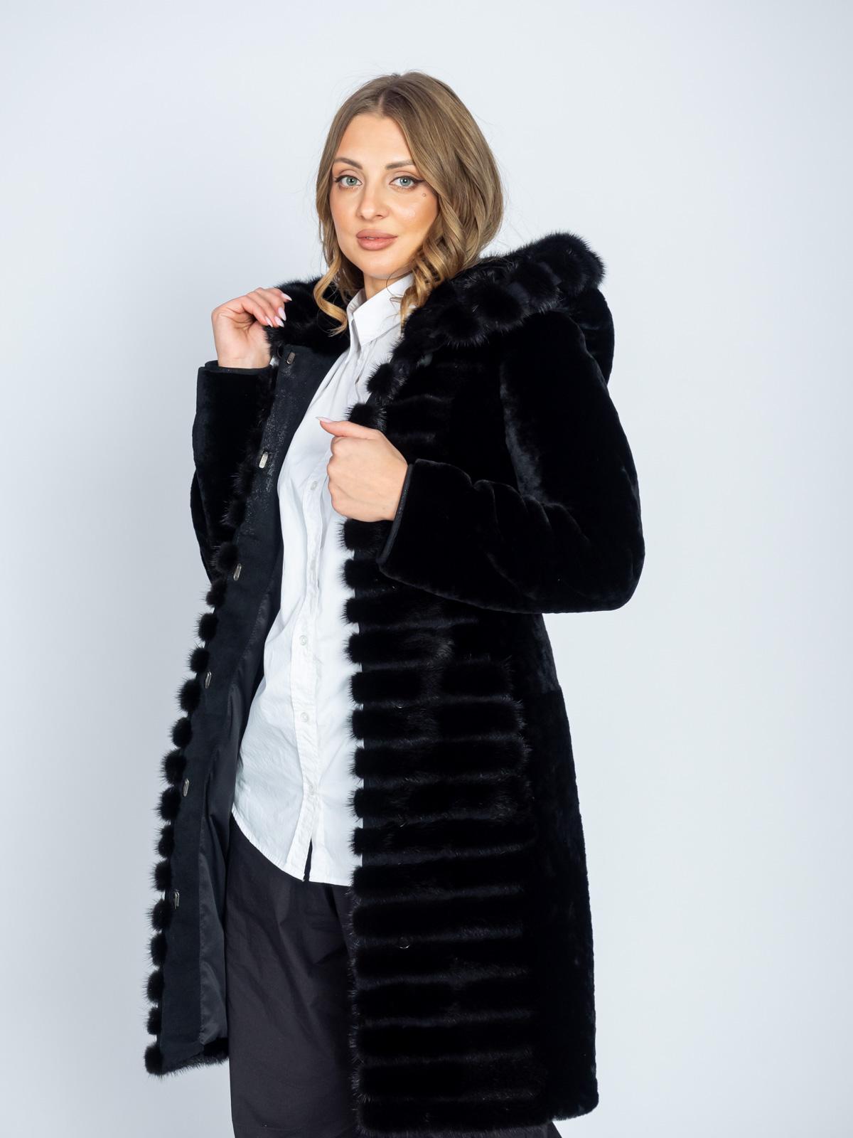 Шуба женская из меха овчины Simakhov 625/3