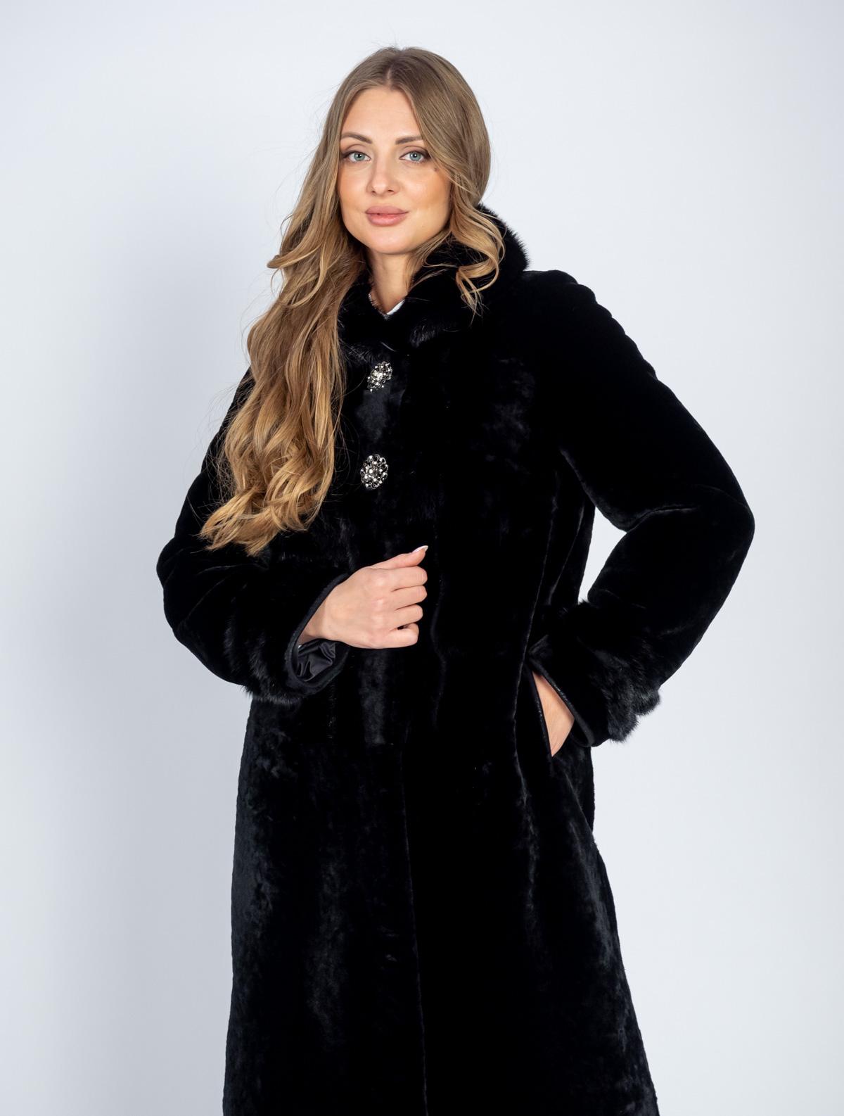 Шуба женская из меха овчины  ADAM FURS Марта-2