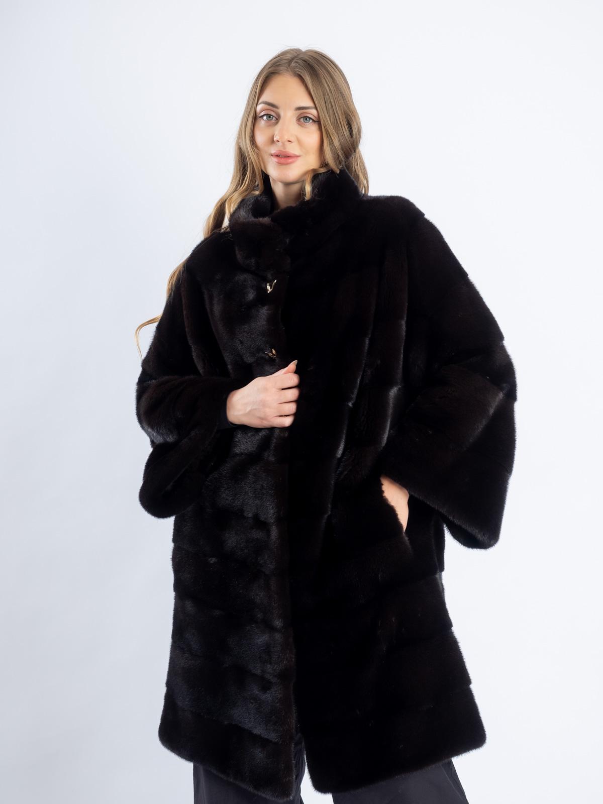 Шуба женская из меха норки Меховая Мода ОМ 6210