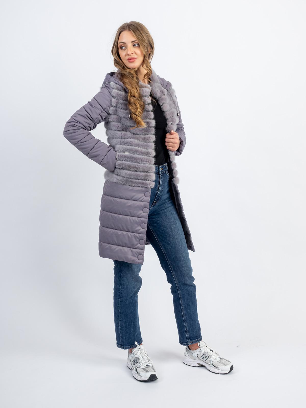 Пальто из меха норки 006 