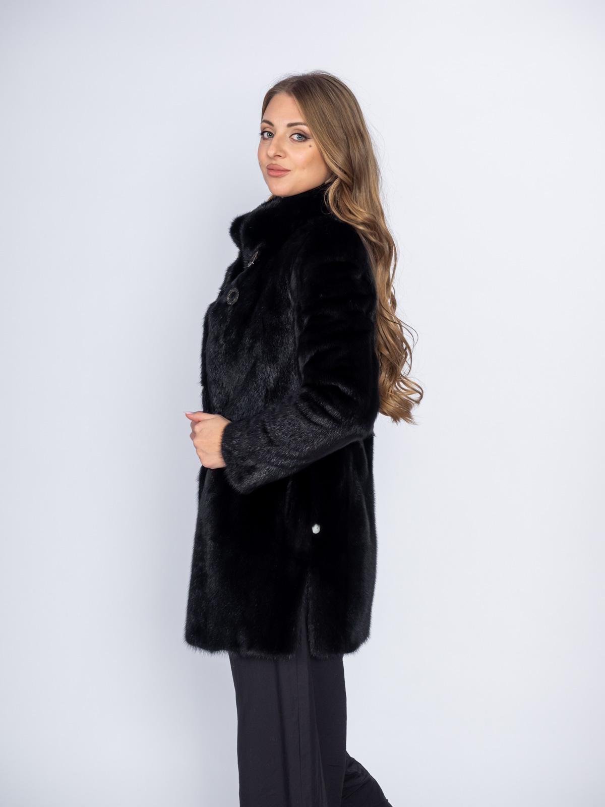 Шуба норковая женская Классика Френч роспуск
