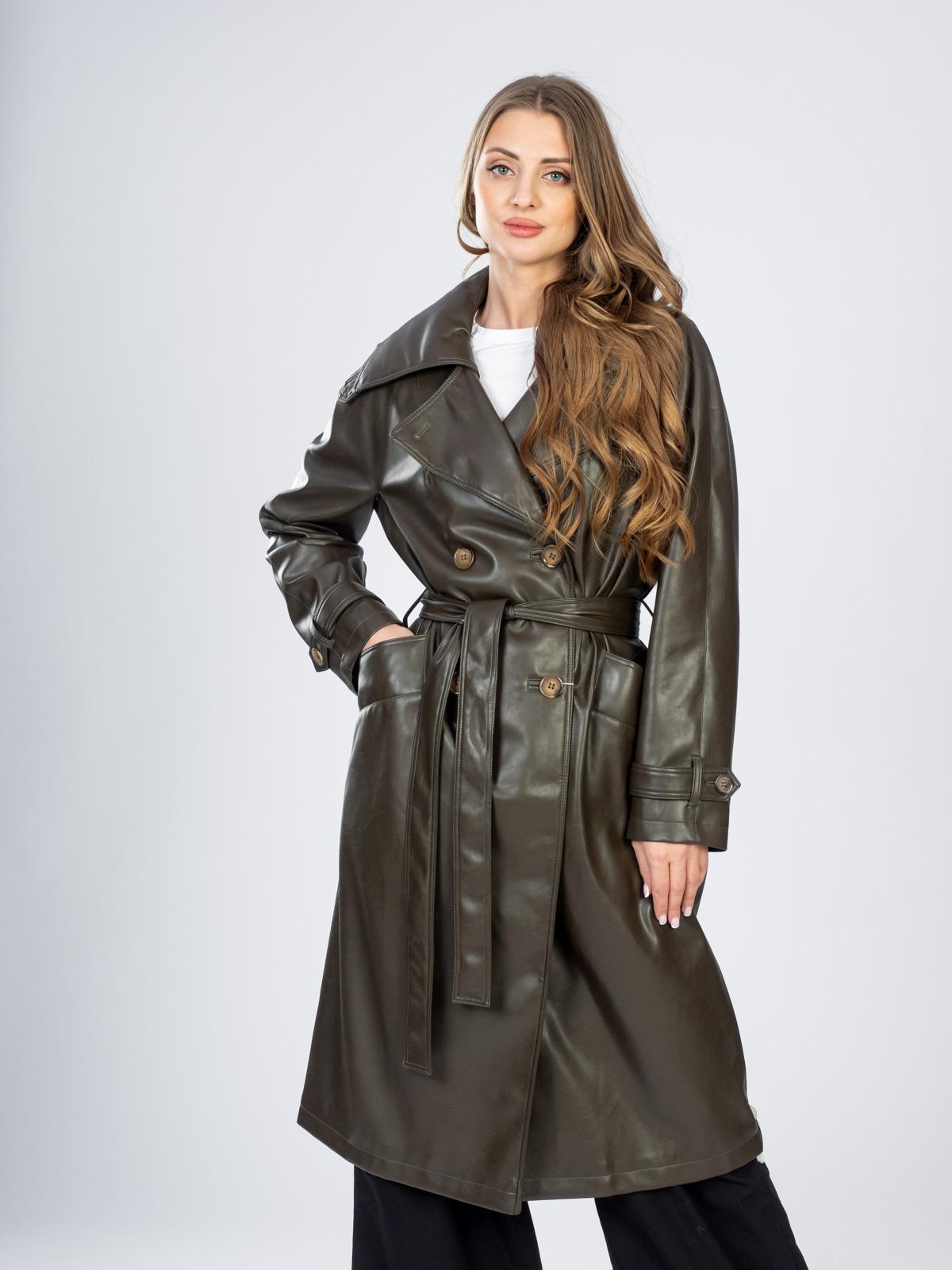 Пальто женское из эко-кожи ElectraStyle 5-0128/1-110