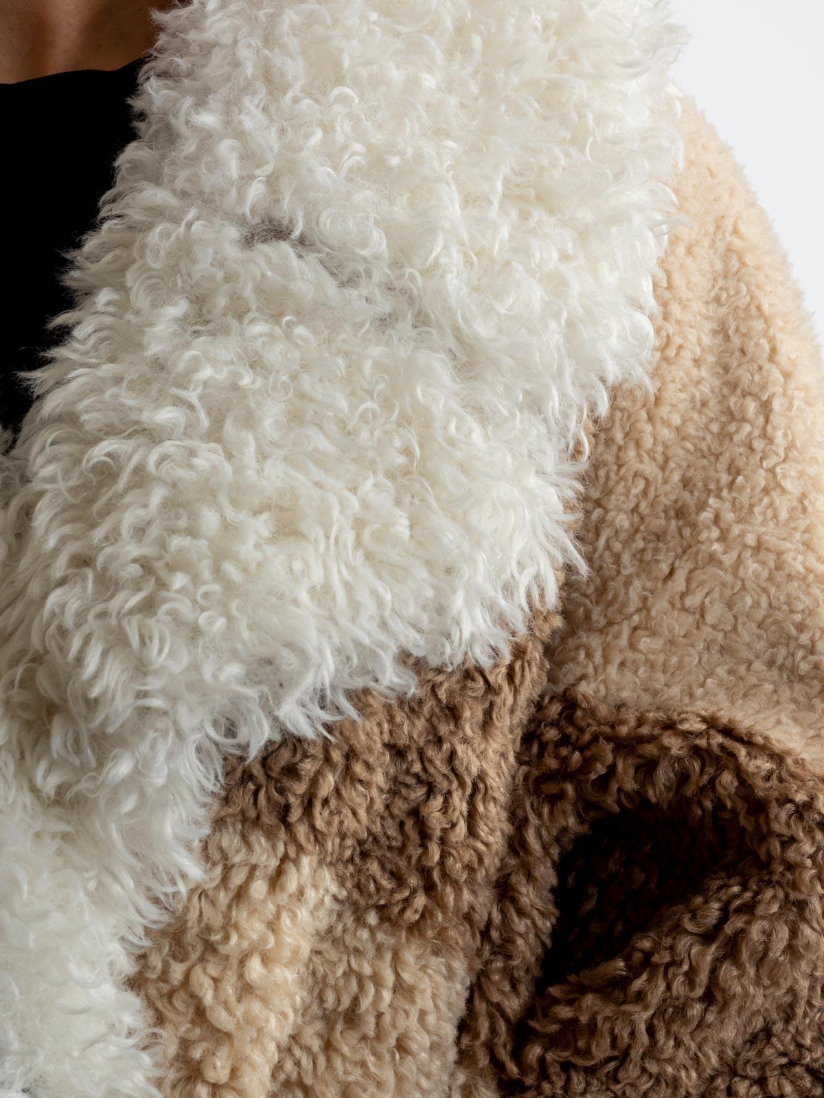 Шуба из эко-меха Adelina Fur Collection Лаура И-49