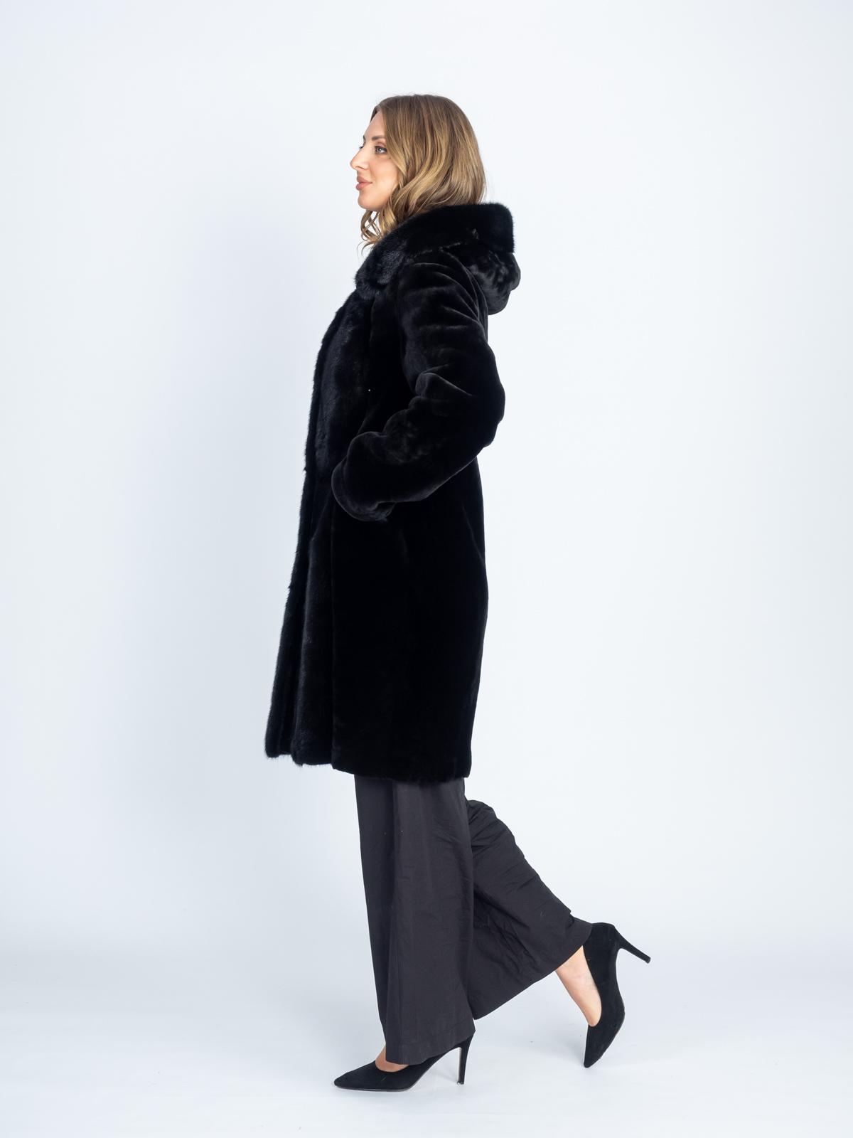 Шуба женская из меха овчины ADAM FURS Франческа