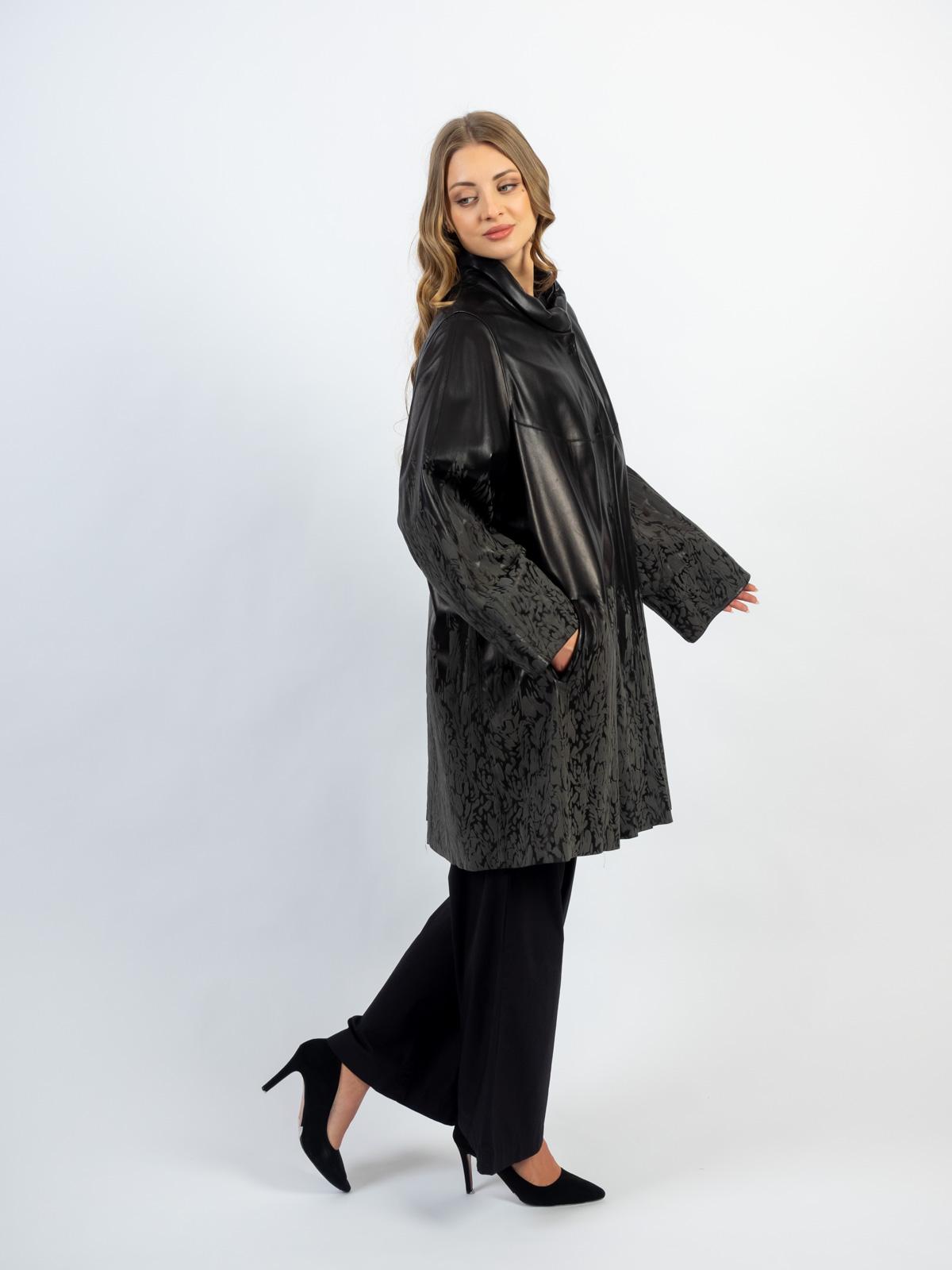 Плащ женский из натуральной кожи LINDI WEST 2354