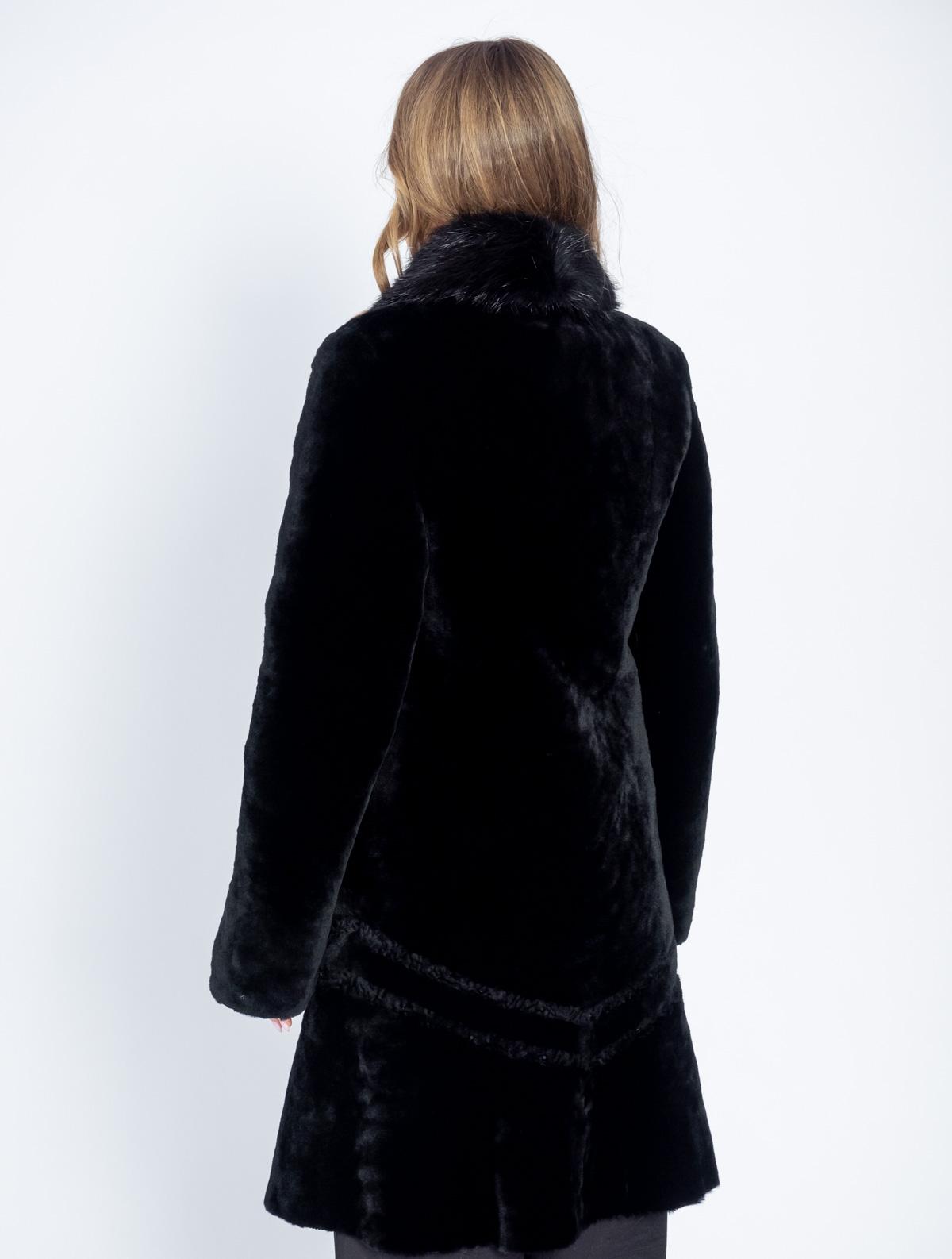 Шуба женская из меха овчины Меха Пятигорска Ламбада-2