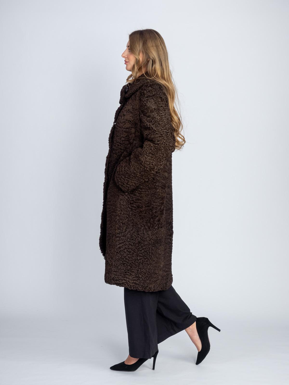 Шуба женская из меха каракуля Багира Л 17