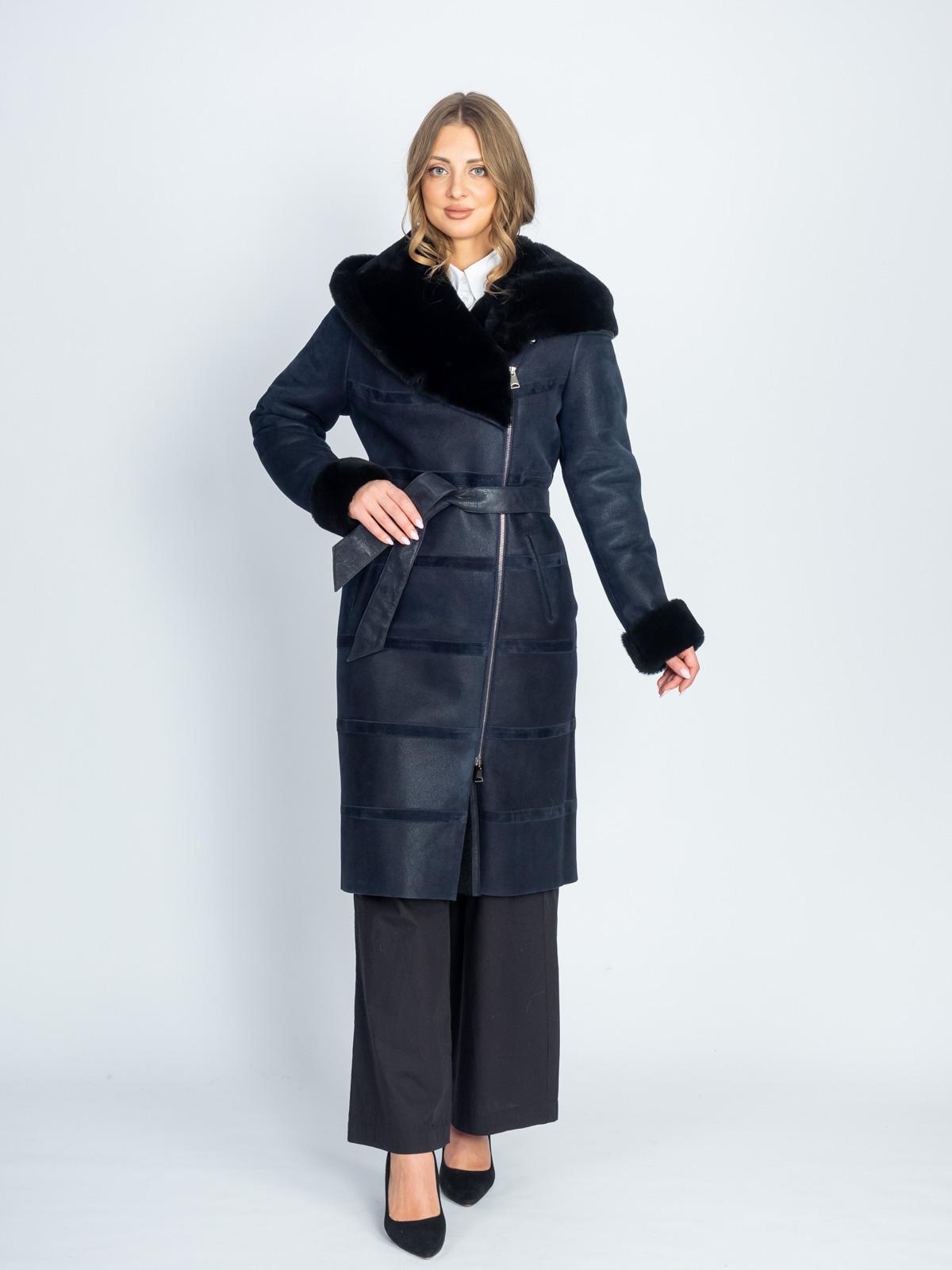 Дубленка женская из меха овчины 2504