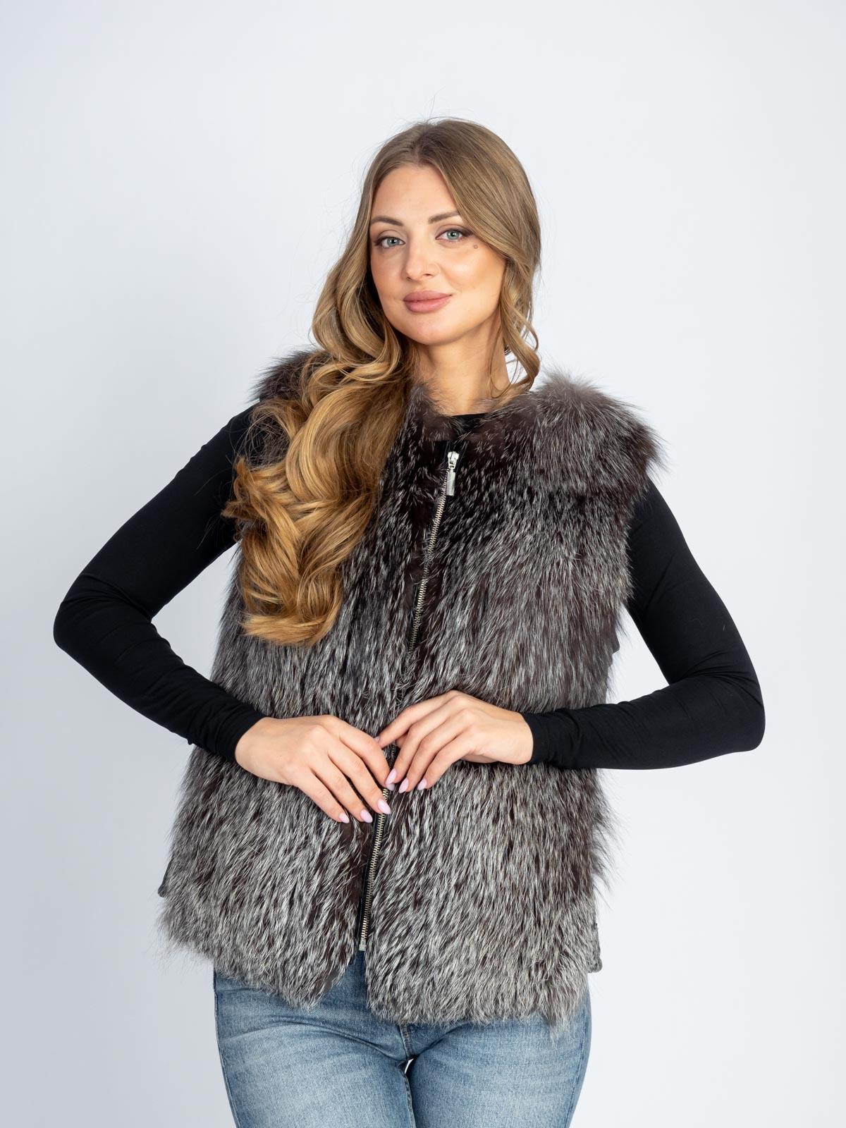 Жилет женский из меха каракуля Империя Меха Жилет АПЗ 