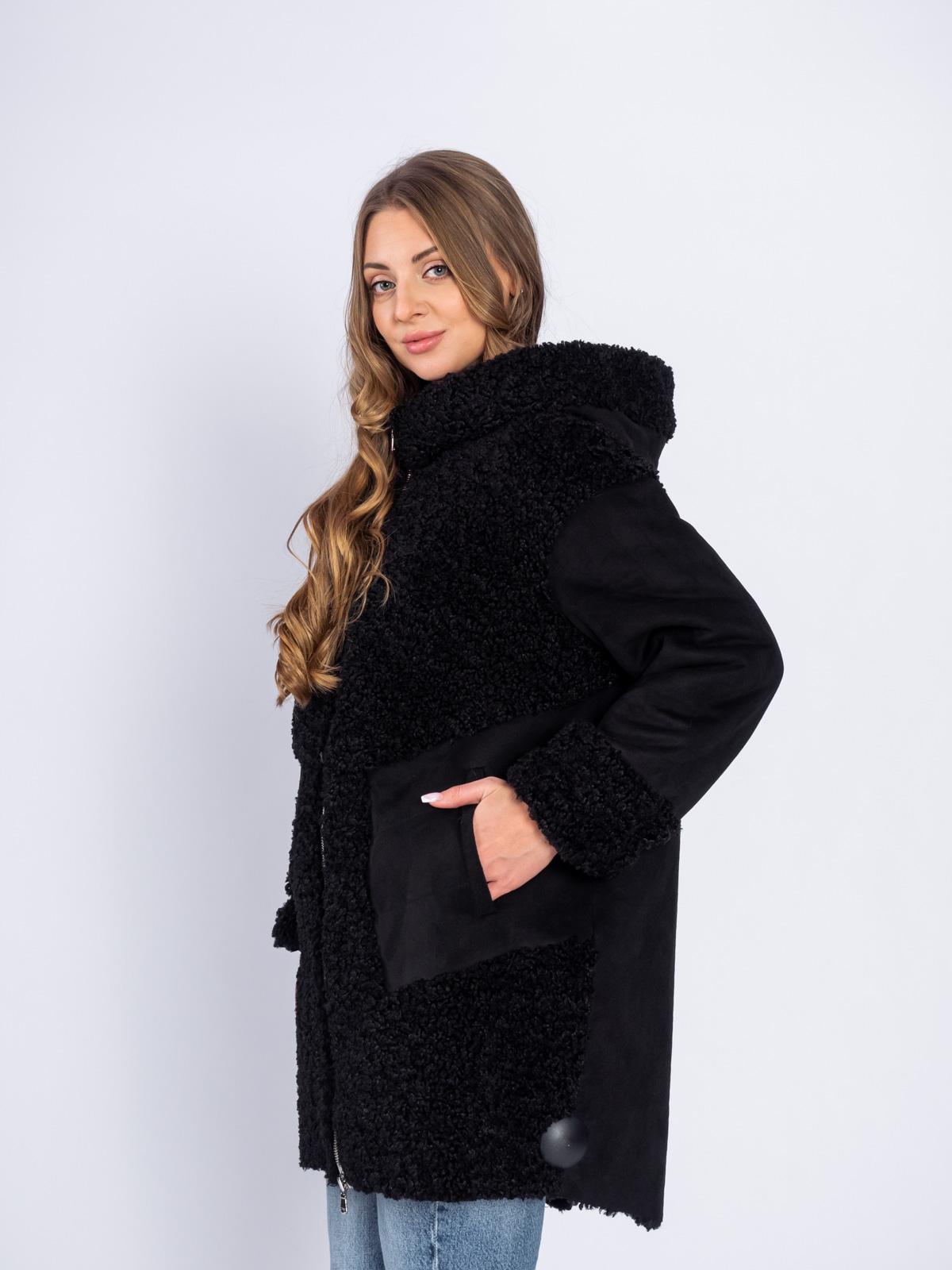 Шуба из эко-меха Дианель Меховой дом Э-138 W/P