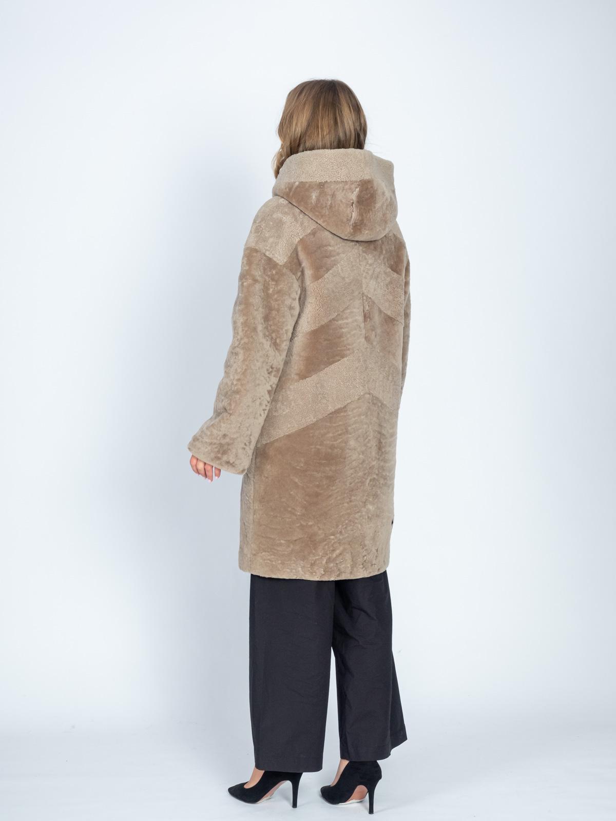 Шуба женская из меха овчины Luxury Элиза