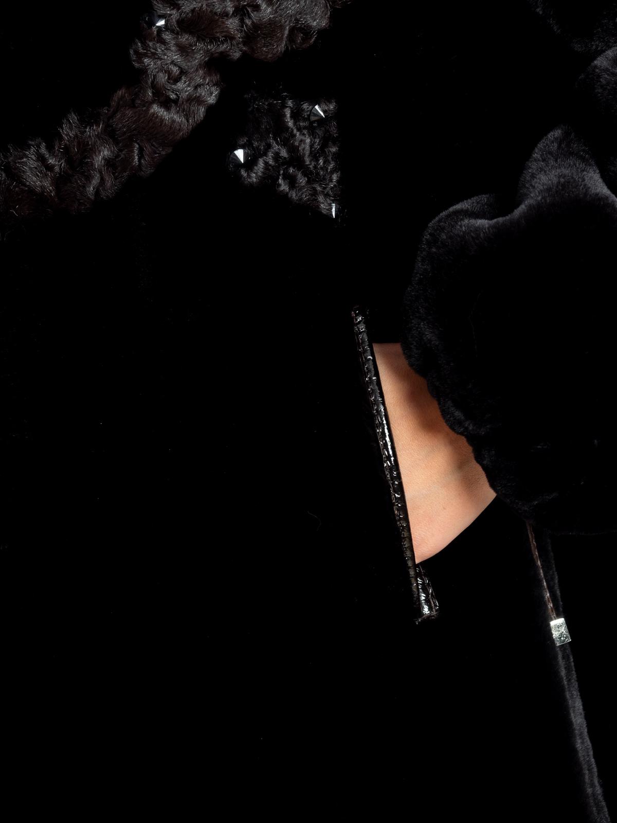 Шуба женская из меха овчины МиРель М 1411 