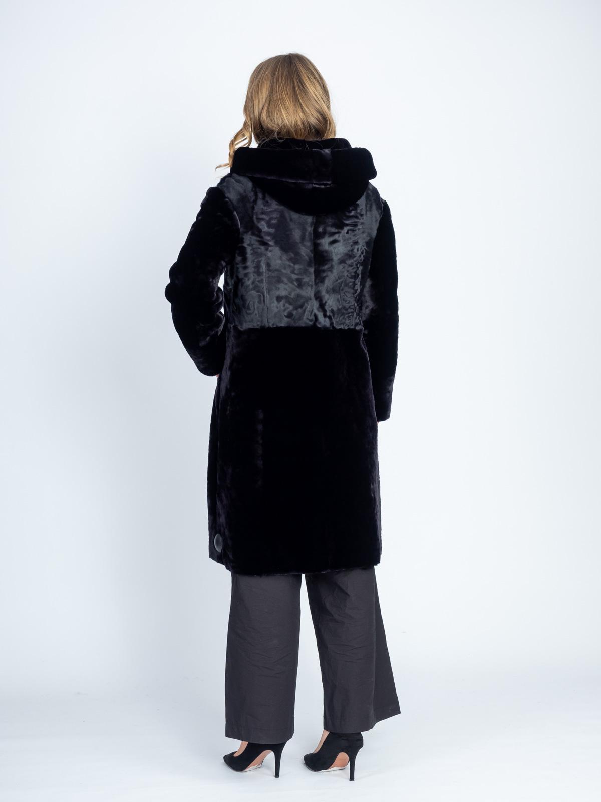 Шуба из меха овчины SOFIA 2105