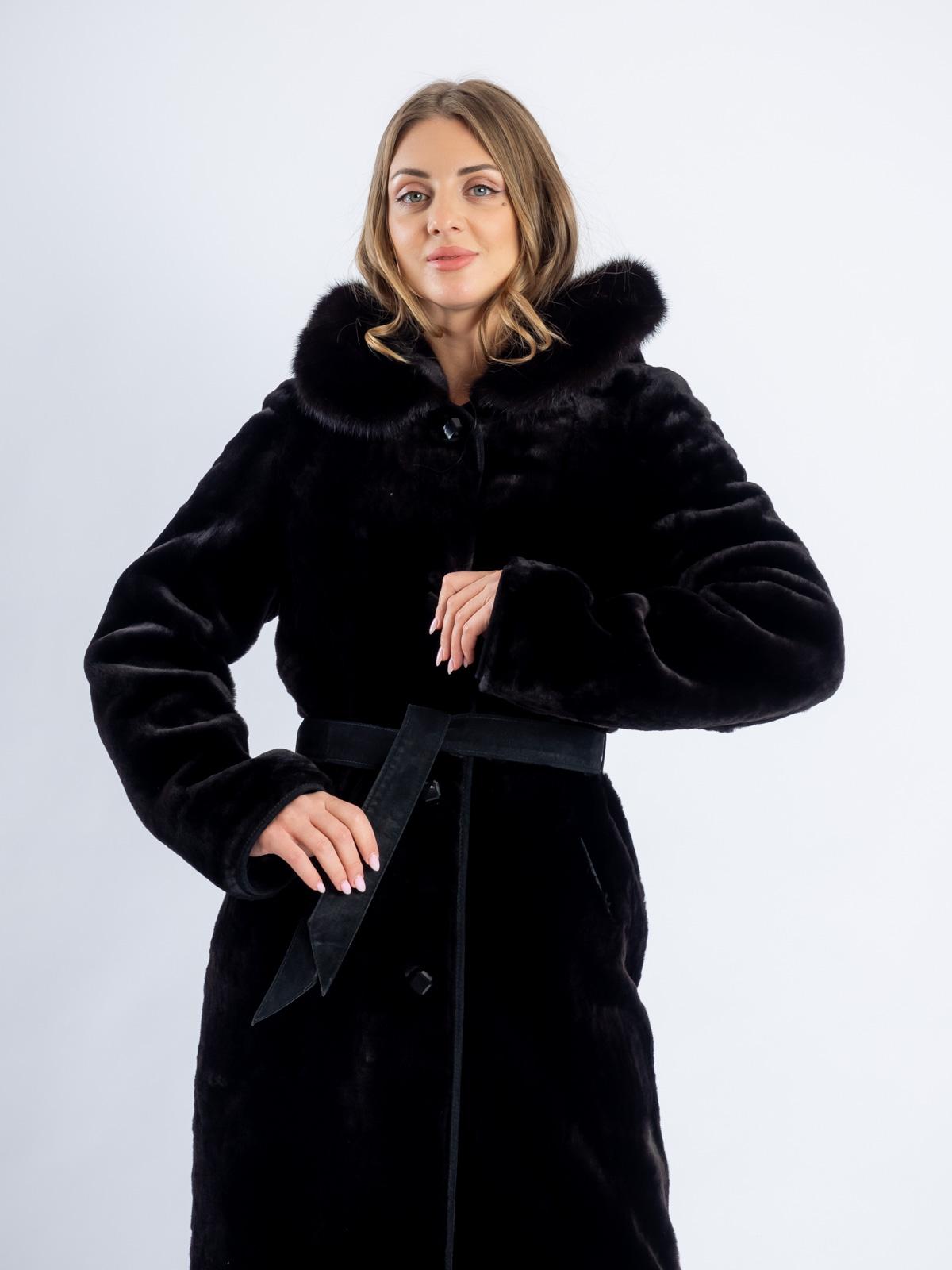 Шуба из меха овчины Мягкое золото Тдн