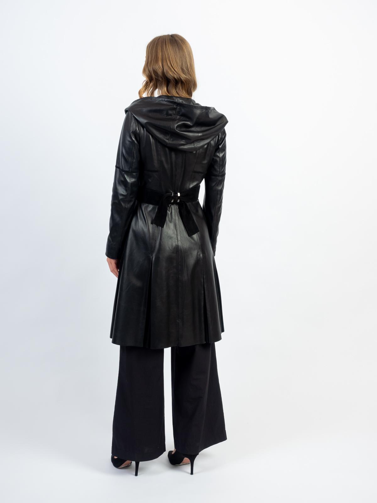 Плащ женский из натуральной кожи Dio Gamez 15393