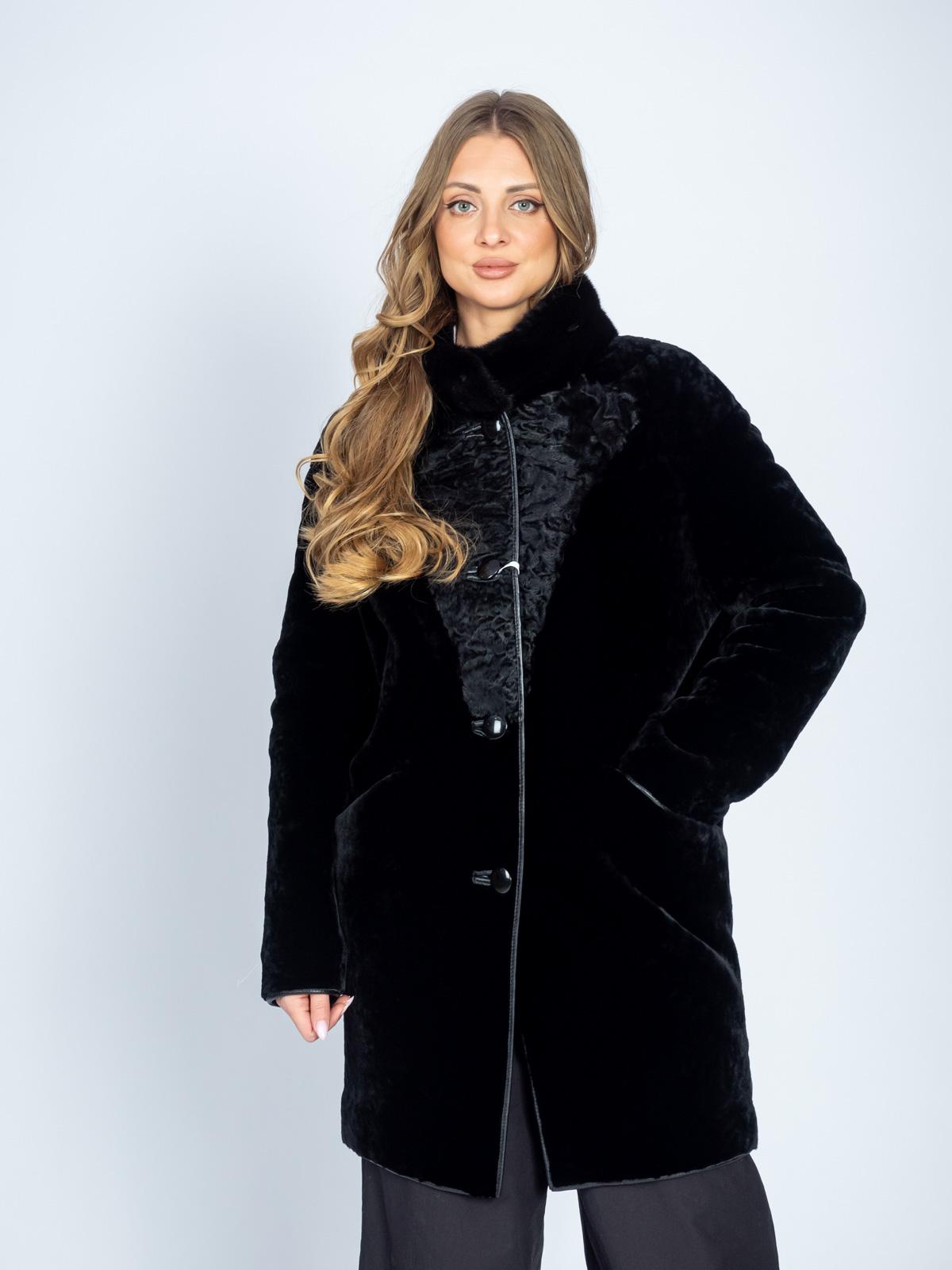 Шуба женская из меха овчины Panafics Furs Сабина