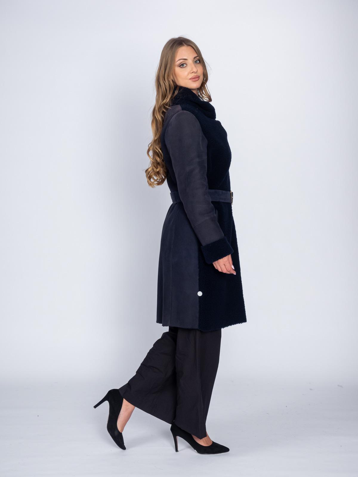 Дубленка замшевая из меха овчины Carnelli ВК.015.050