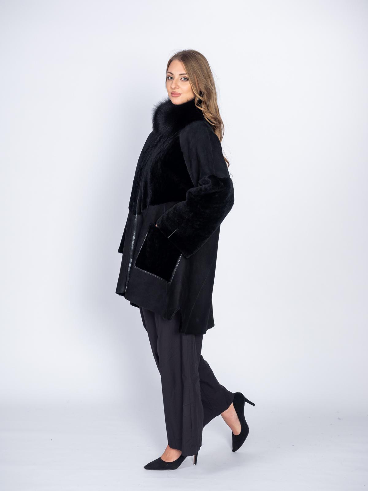 Дубленка женская из овчины Lindi West 6278-95T