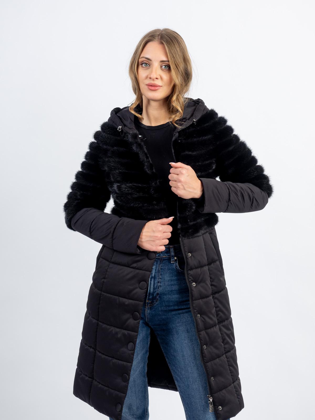 Пальто из меха норки 016