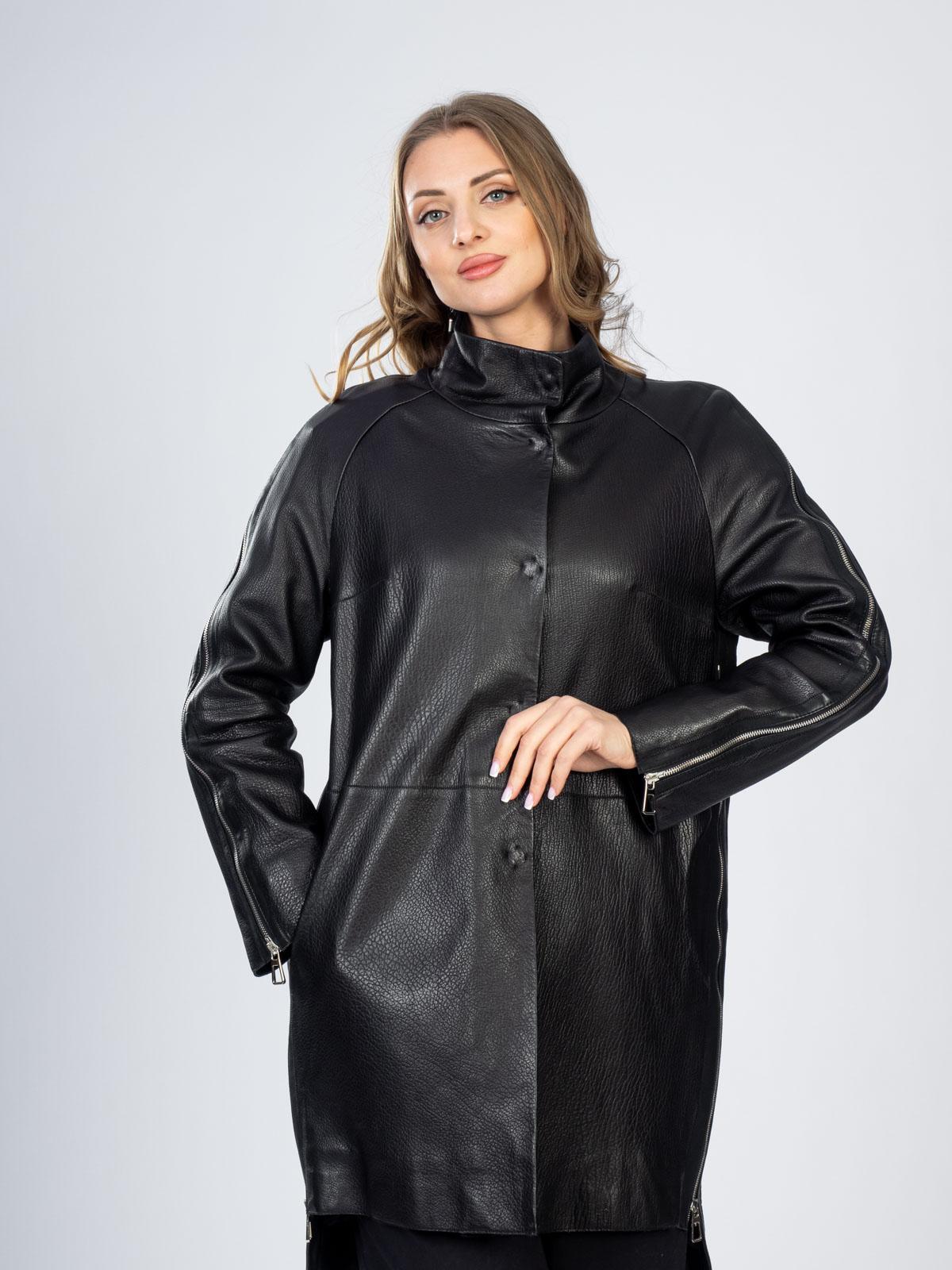 Плащ женский из натуральной кожи Mefi Z-1886