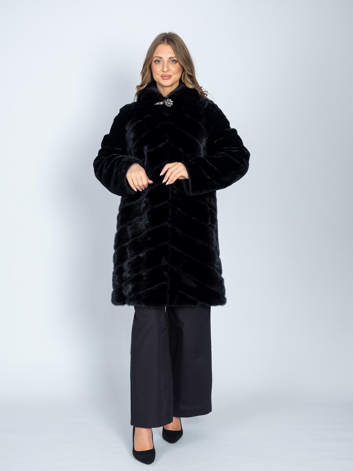 Шуба женская из меха овчины Simakhov 904/3