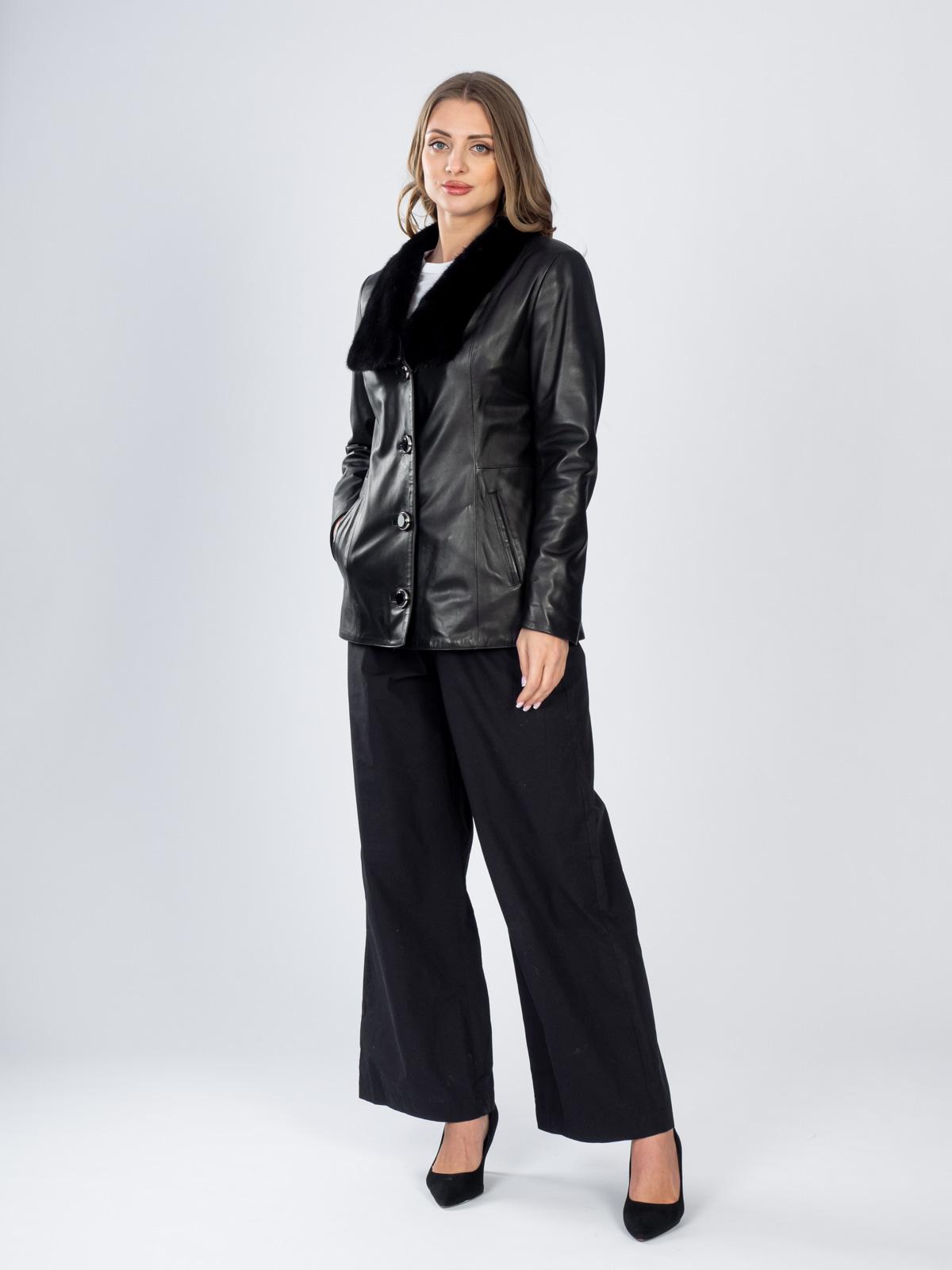 Куртка женская из натуральной кожи FASHION STAR 633