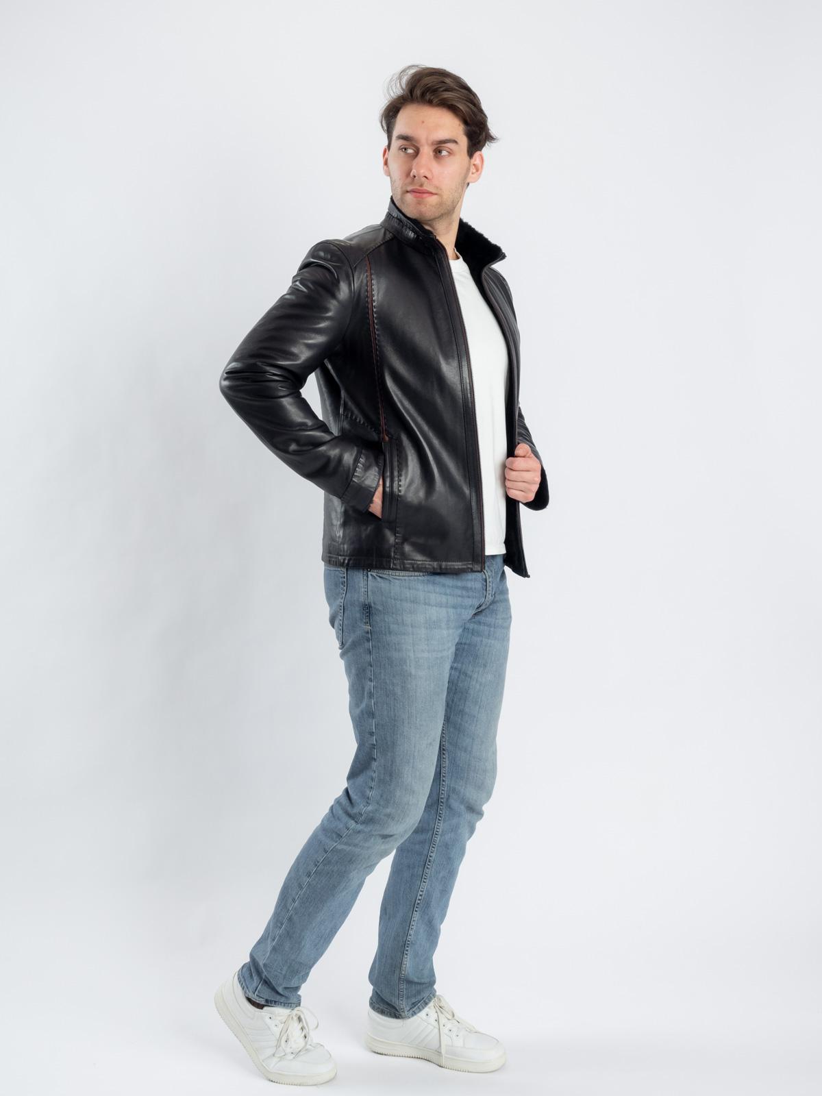 Дубленка с подкладом из овчины GIO MELLI F 4791