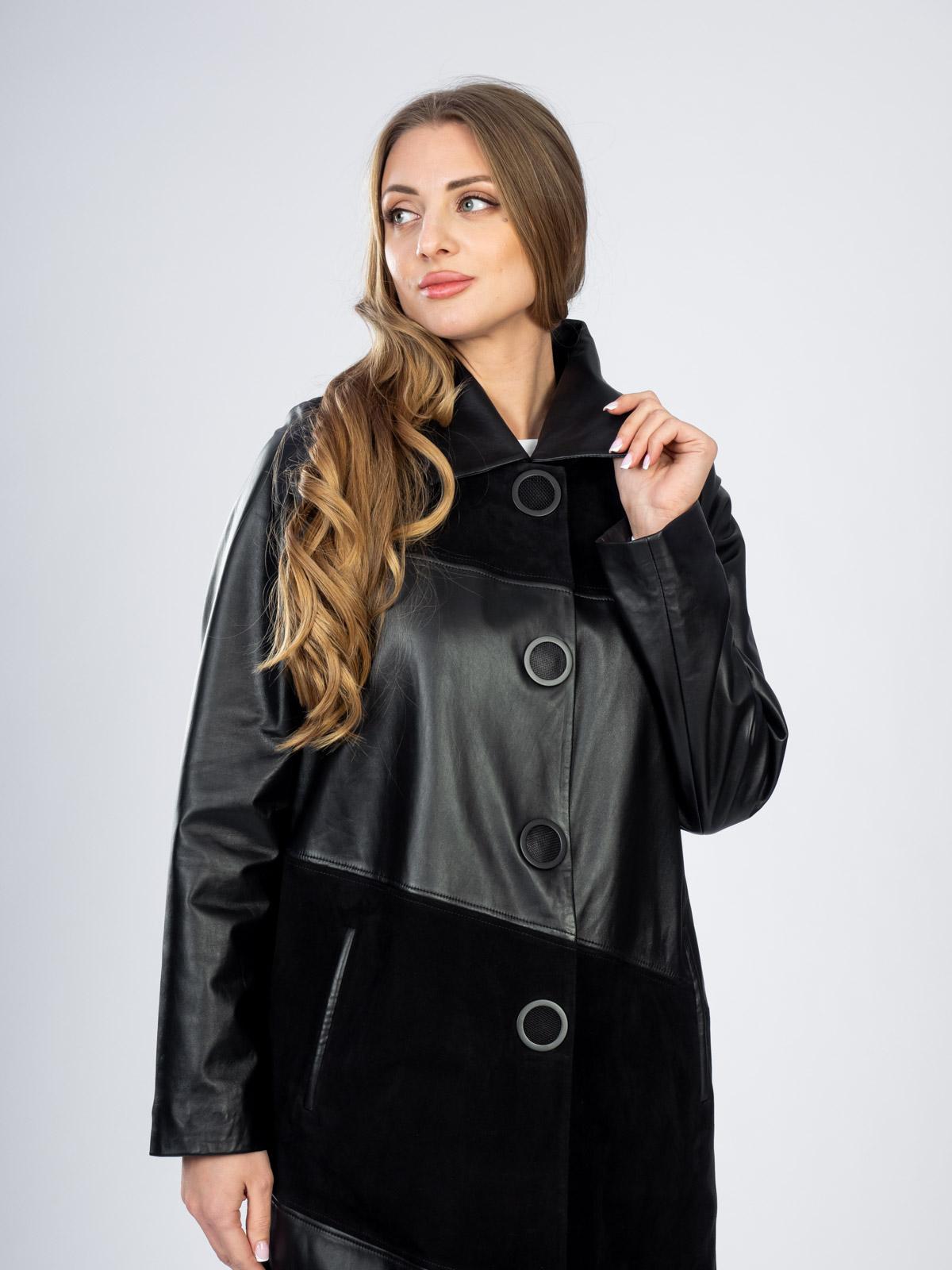 Плащ женский из натуральной кожи Tony Grazza 4707