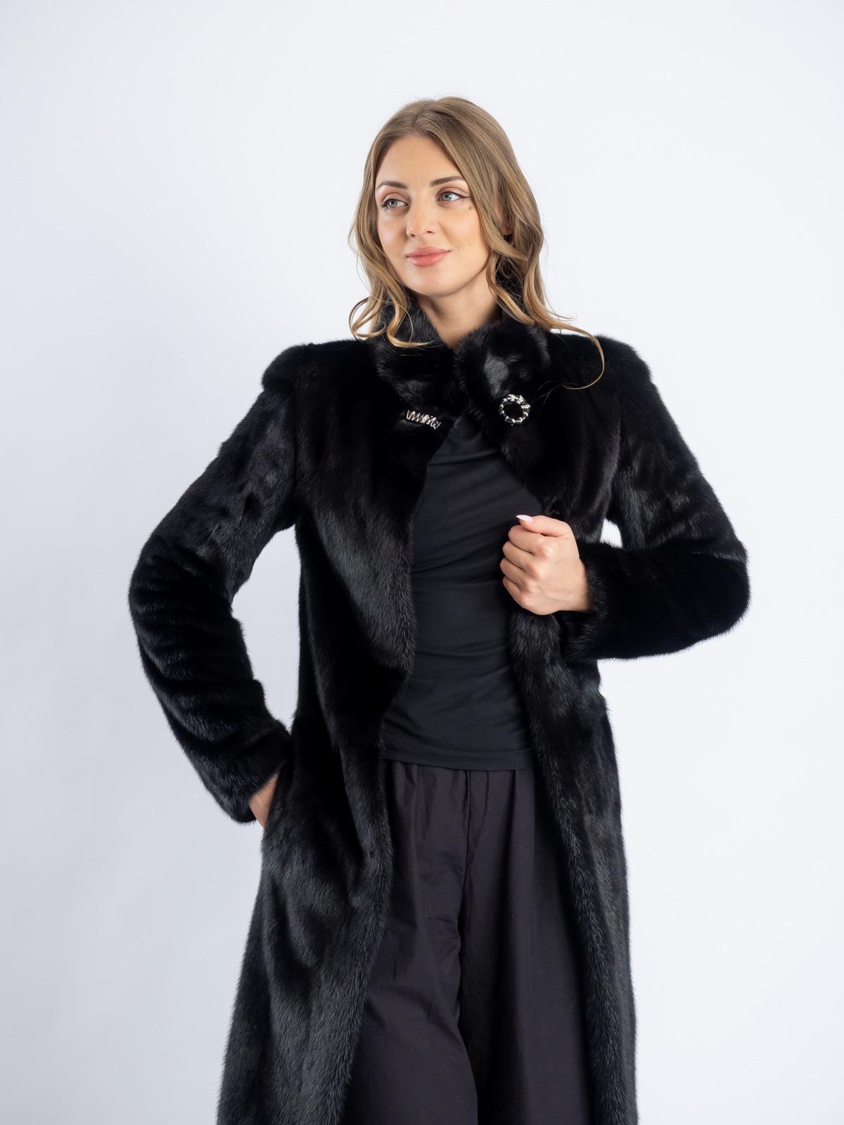 Шуба норковая женская Френч пластины