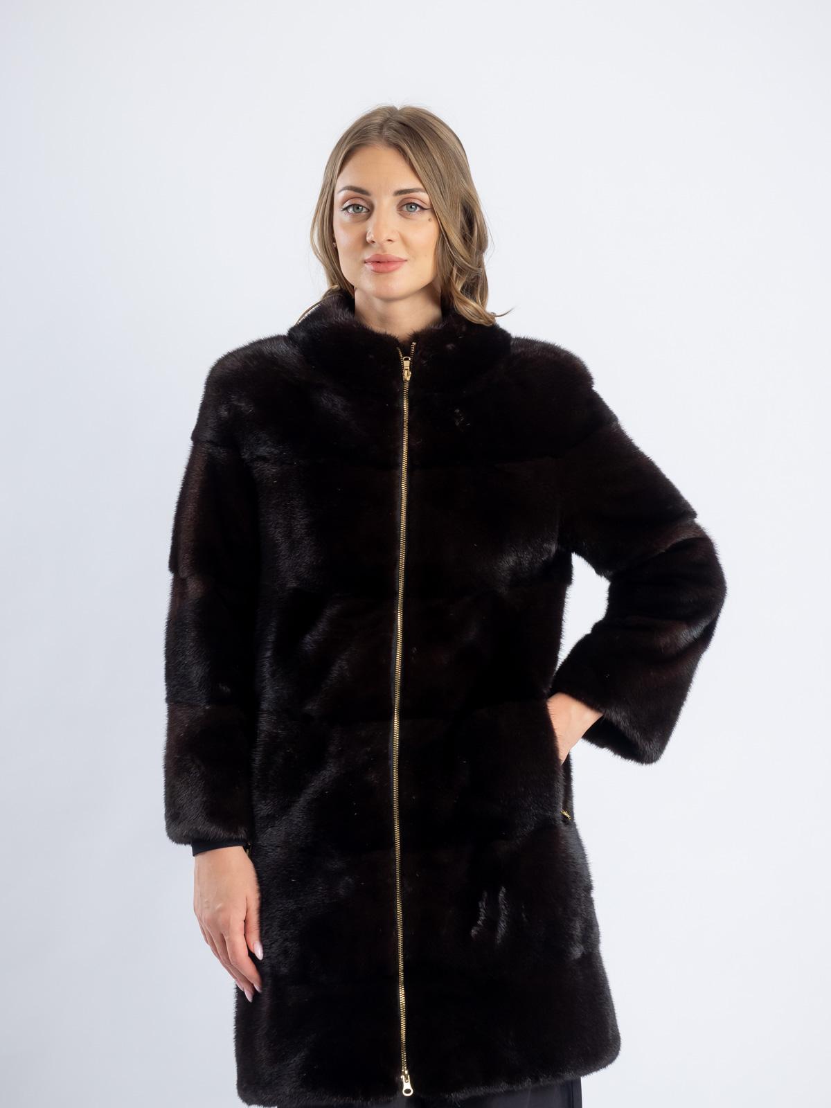 Жакет женская из меха норки Классика Куртка