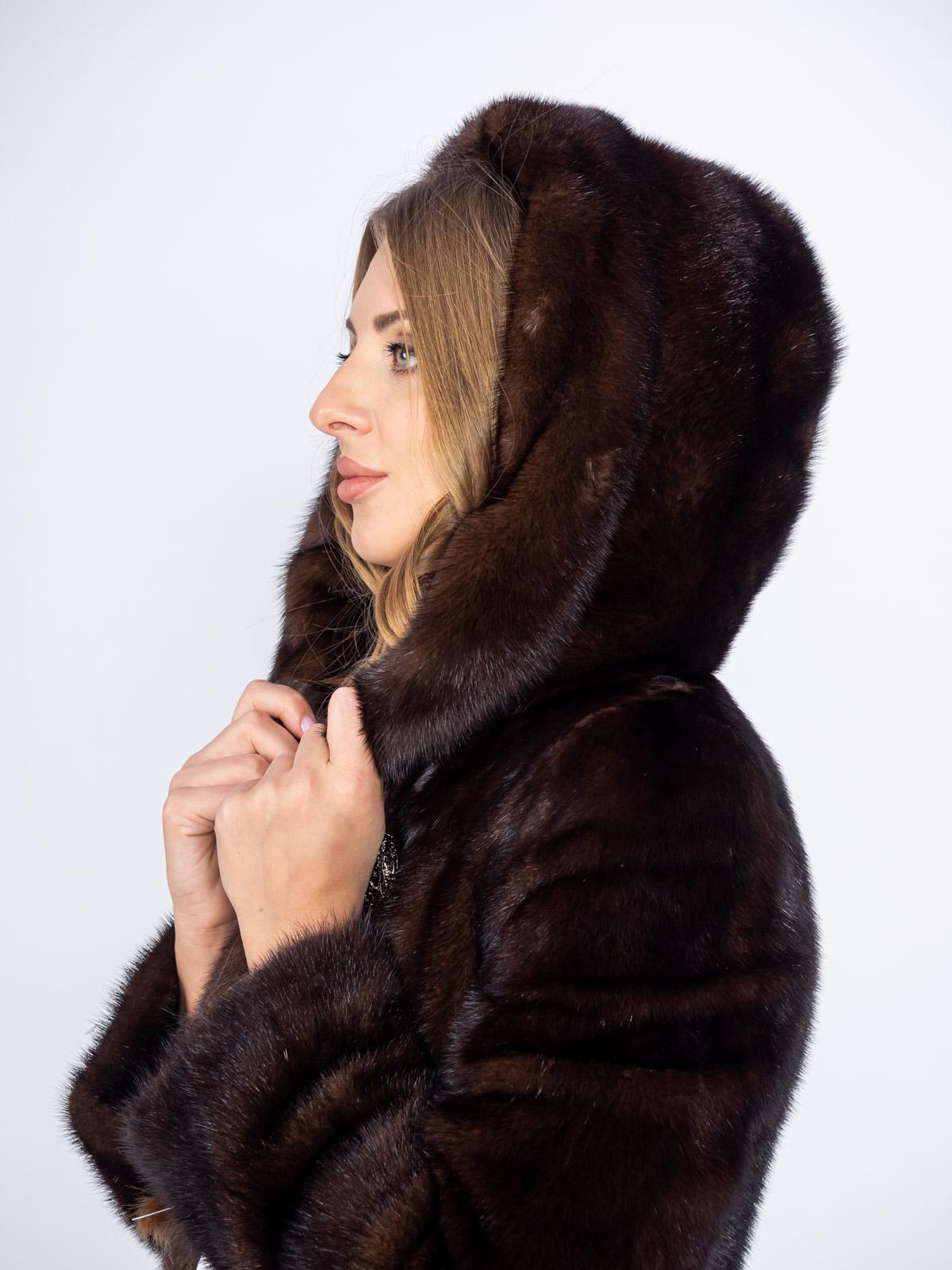 Шуба женская из меха норки Отрада 74-64