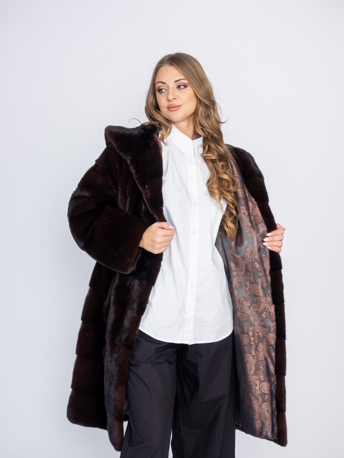 Шуба женская из меха норки Отрада 483К