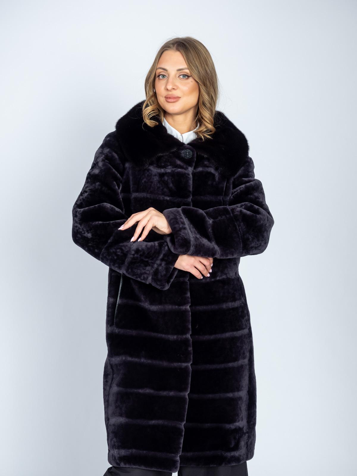 Шуба женская из меха овчины Emilio Furs 3СД-5748