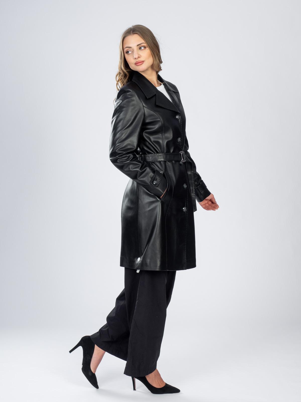 Пальто кожаное женское Viva Dolce Vita 88619