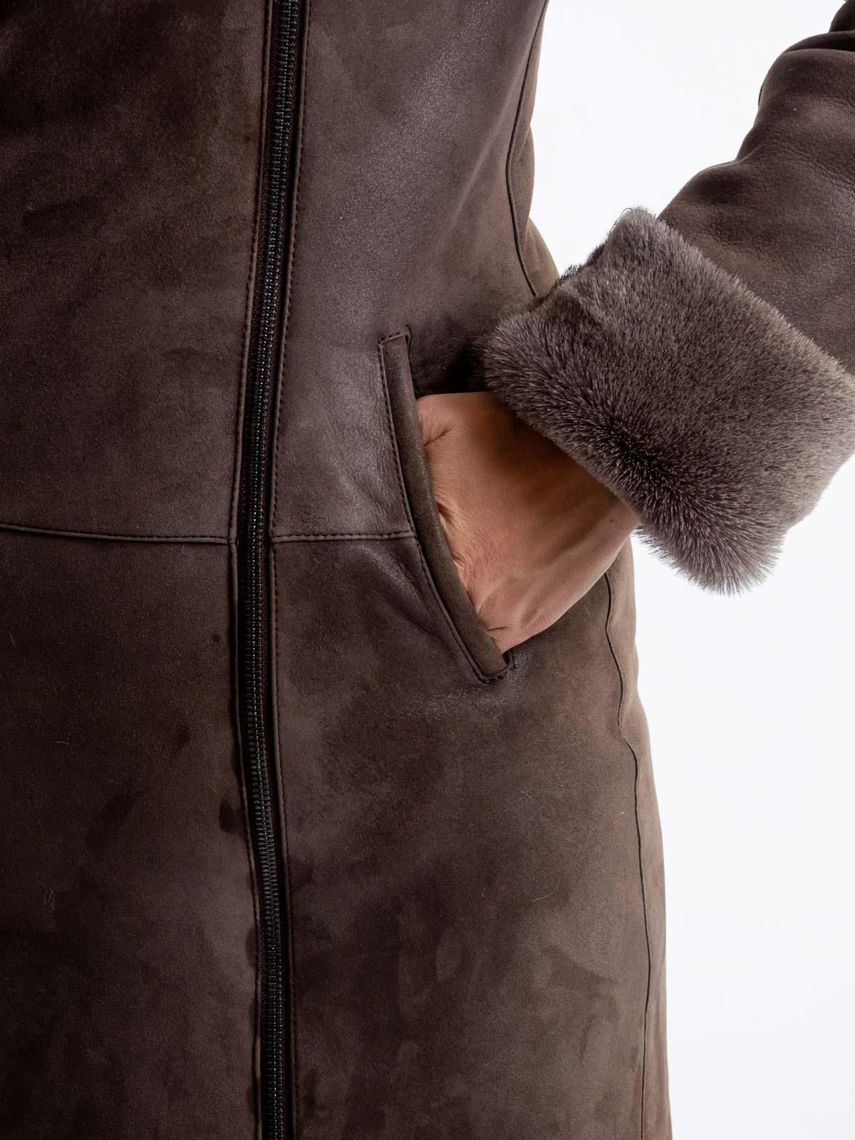 Дубленка женская из меха овчины Lucrezia 7017