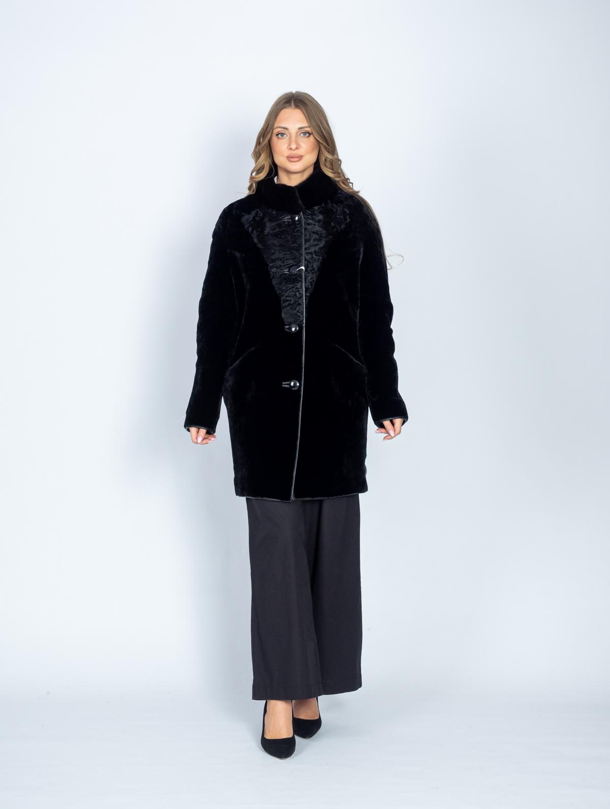 Шуба женская из меха овчины Panafics Furs Сабина