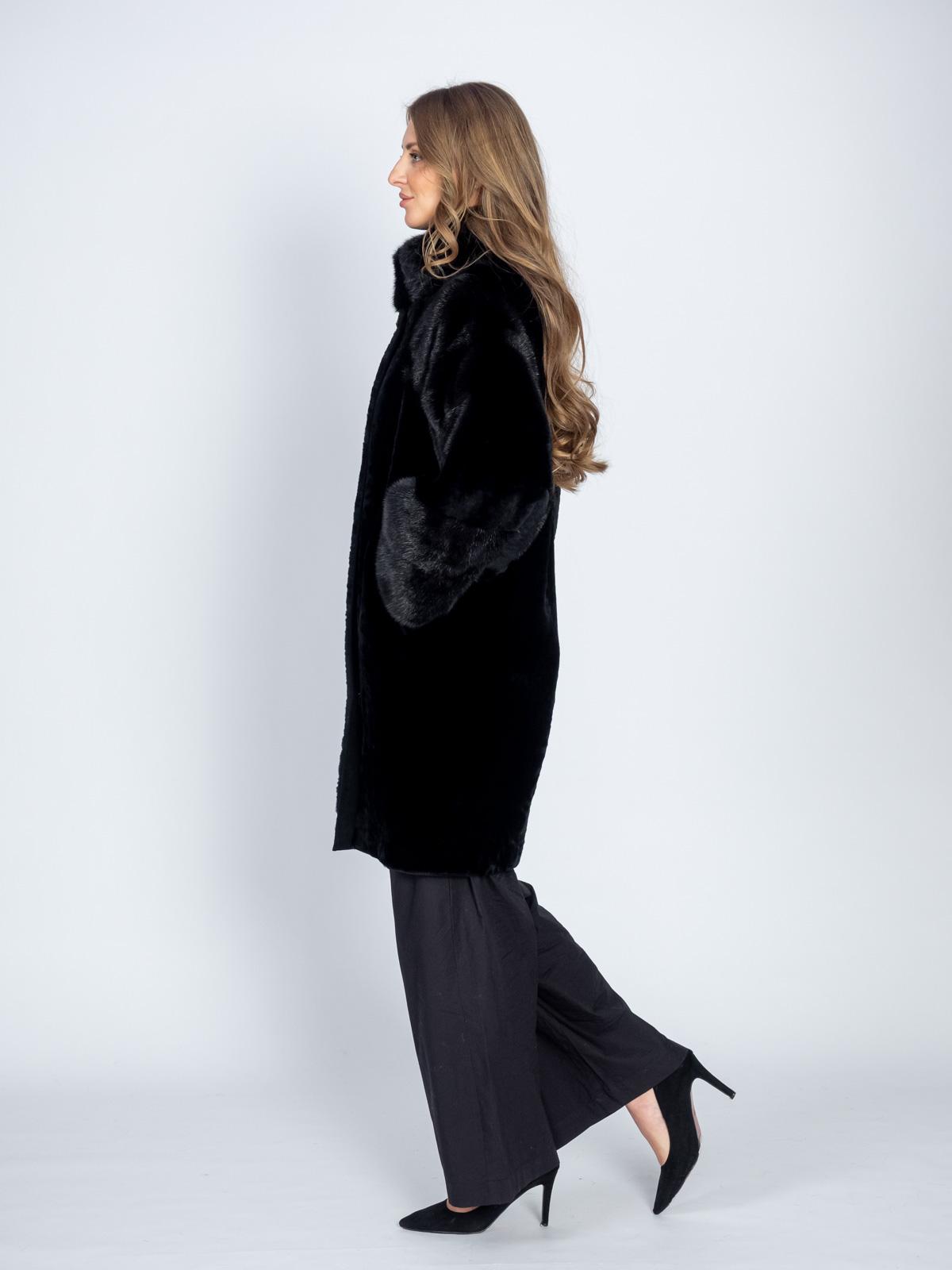 Шуба женская из меха овчины ADAM FURS Божена