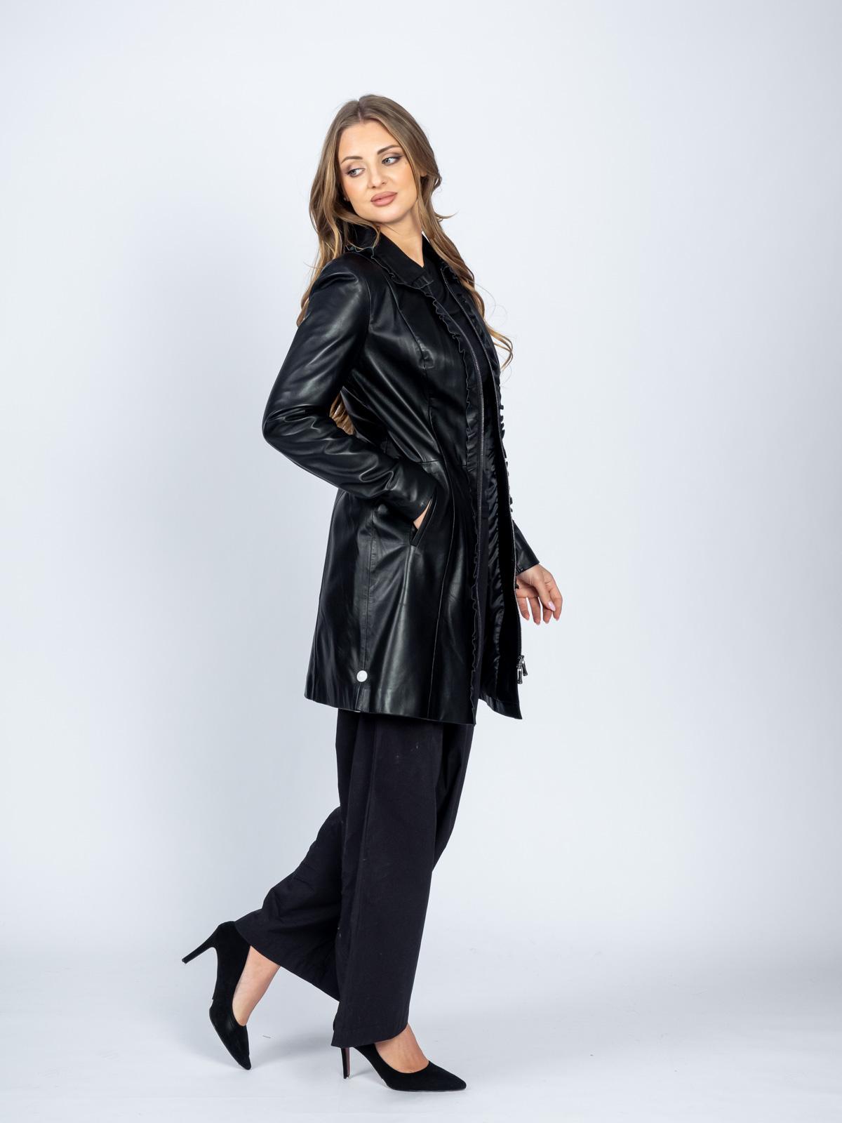 Плащ женский из натуральной кожи Tony Grazza 4607