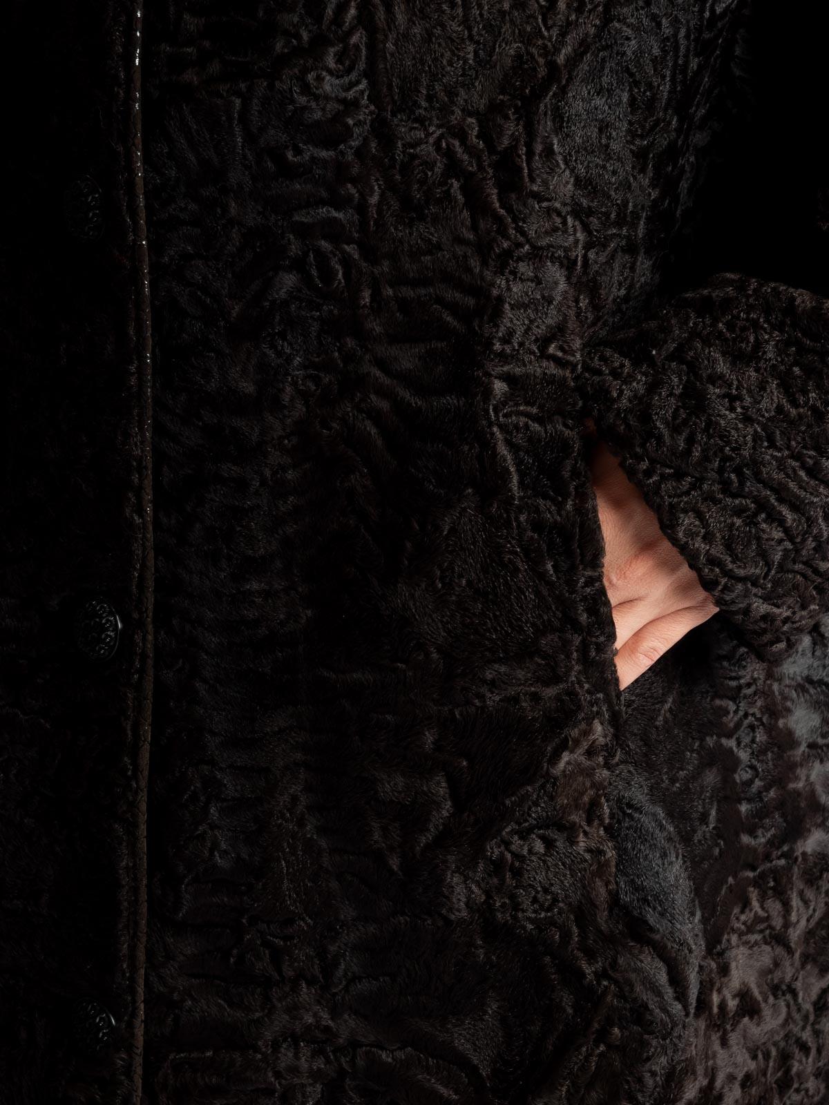 Пальто женское из меха каракуля Багира Л 98