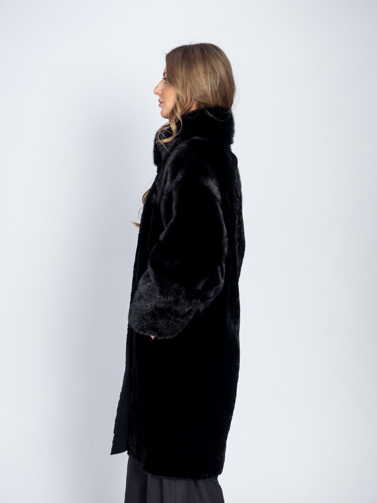 Шуба женская из меха овчины ADAM FURS Божена