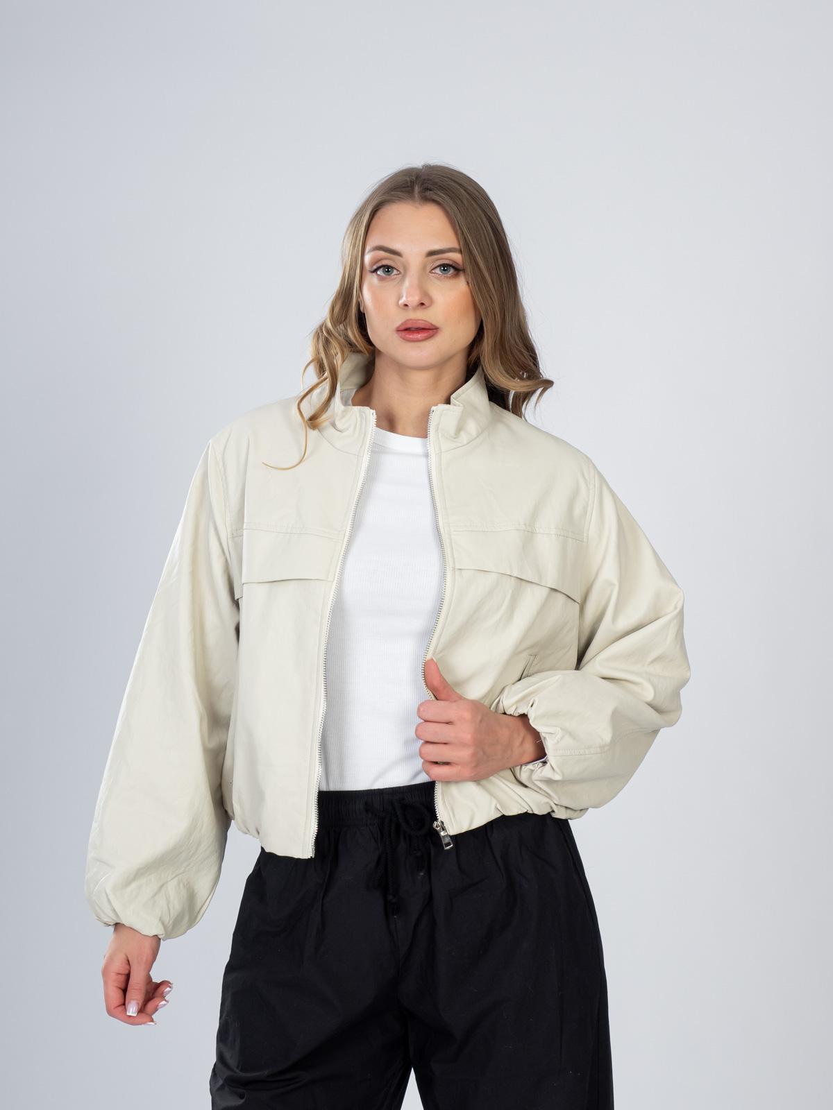 Куртка из эко-кожи женская 063